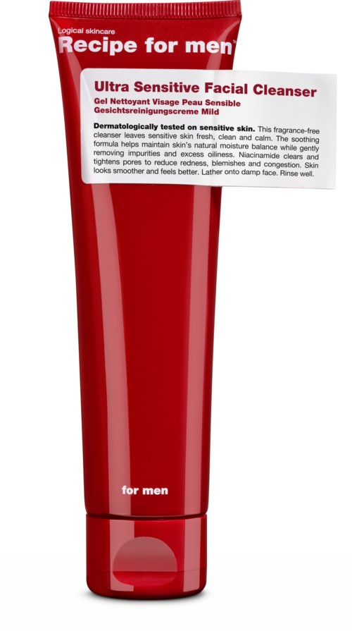 Recipe for men Ultra Sensitive Facial Cleanser 100 ml