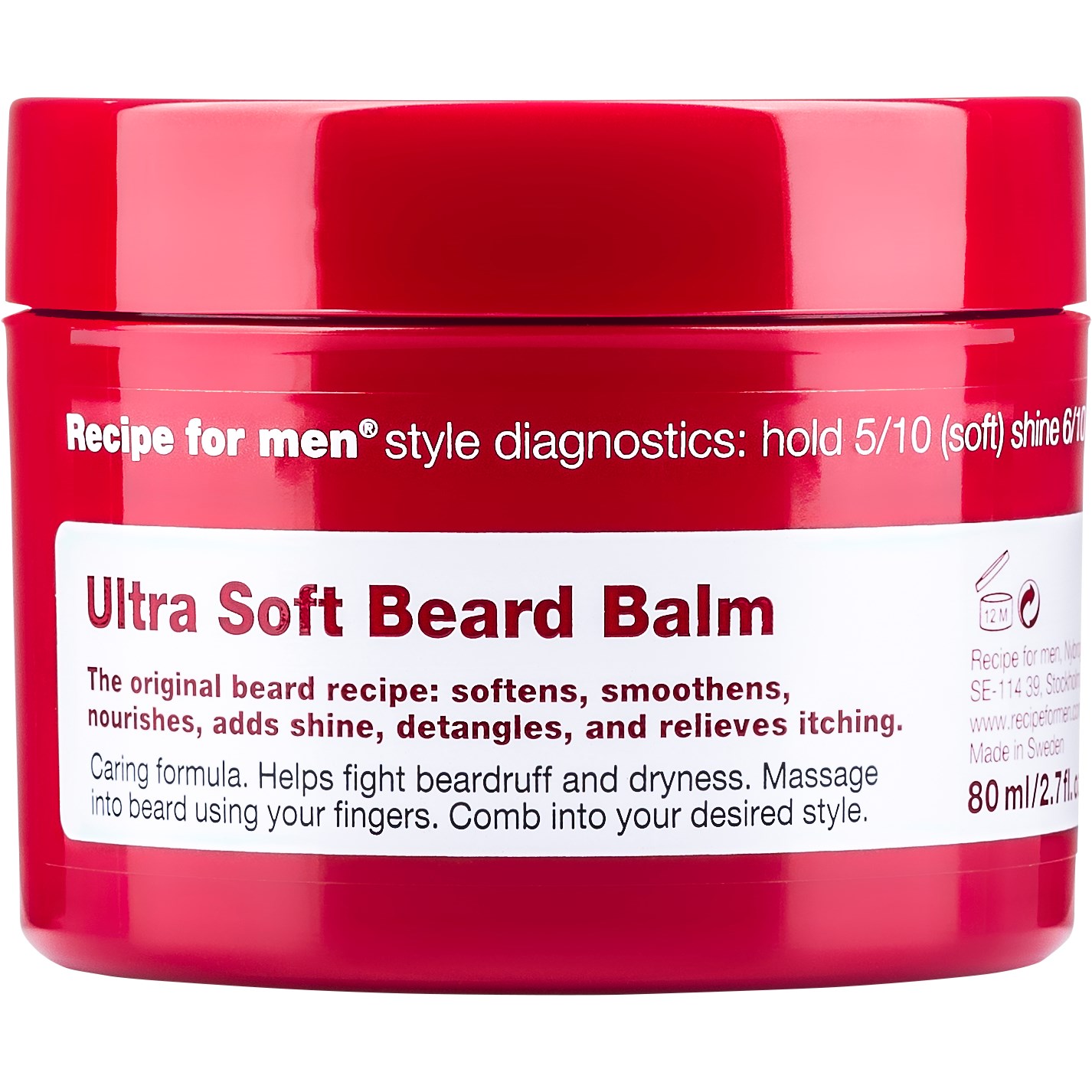 Läs mer om Recipe for men Ultra Soft Beard Balm 80 ml