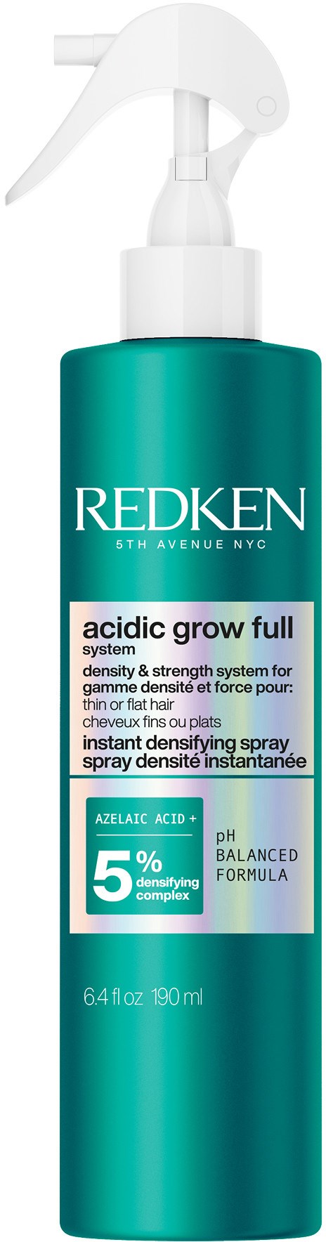 Redken Acidic Grow Full System Instant Densifying Spray for Thin Hair 190 ml