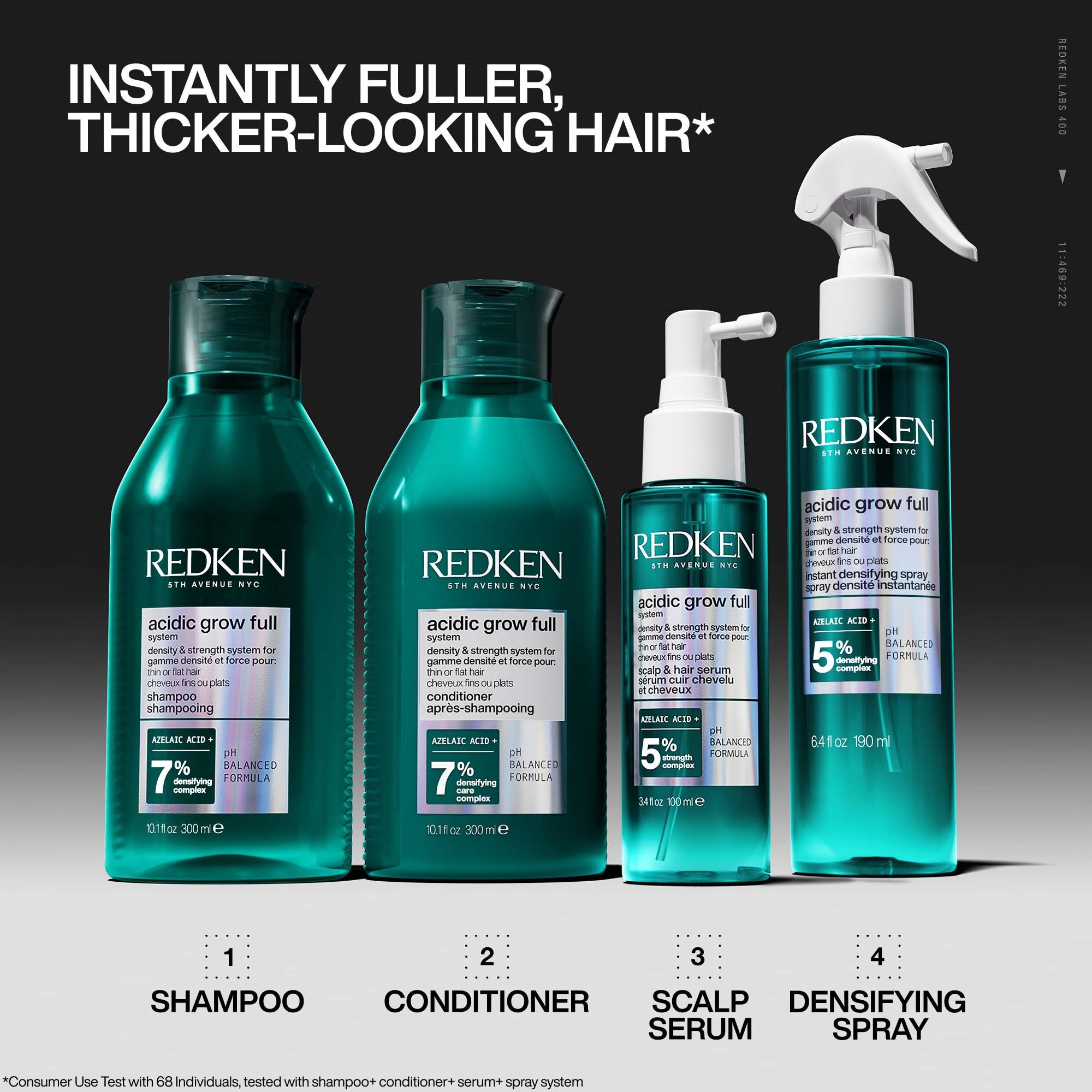 Redken Acidic Grow Full System Instant Densifying Spray for Thin Hair (obrázok 8)