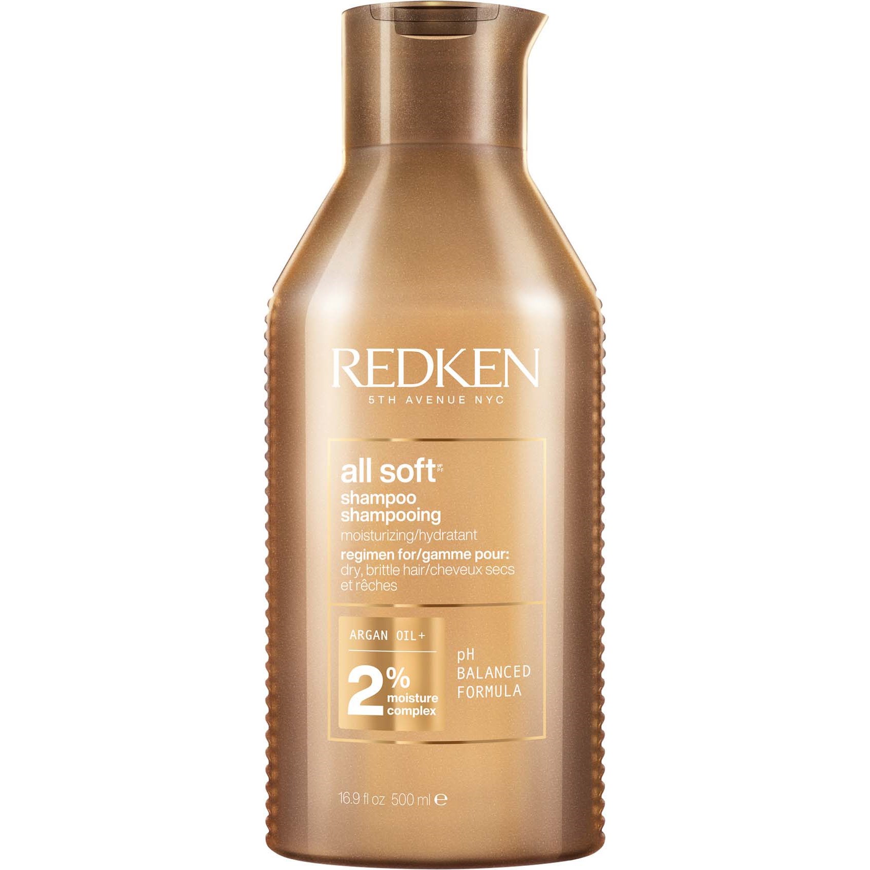 Redken All Soft Shampoo with Omega-6 and Argan Oil 500ml