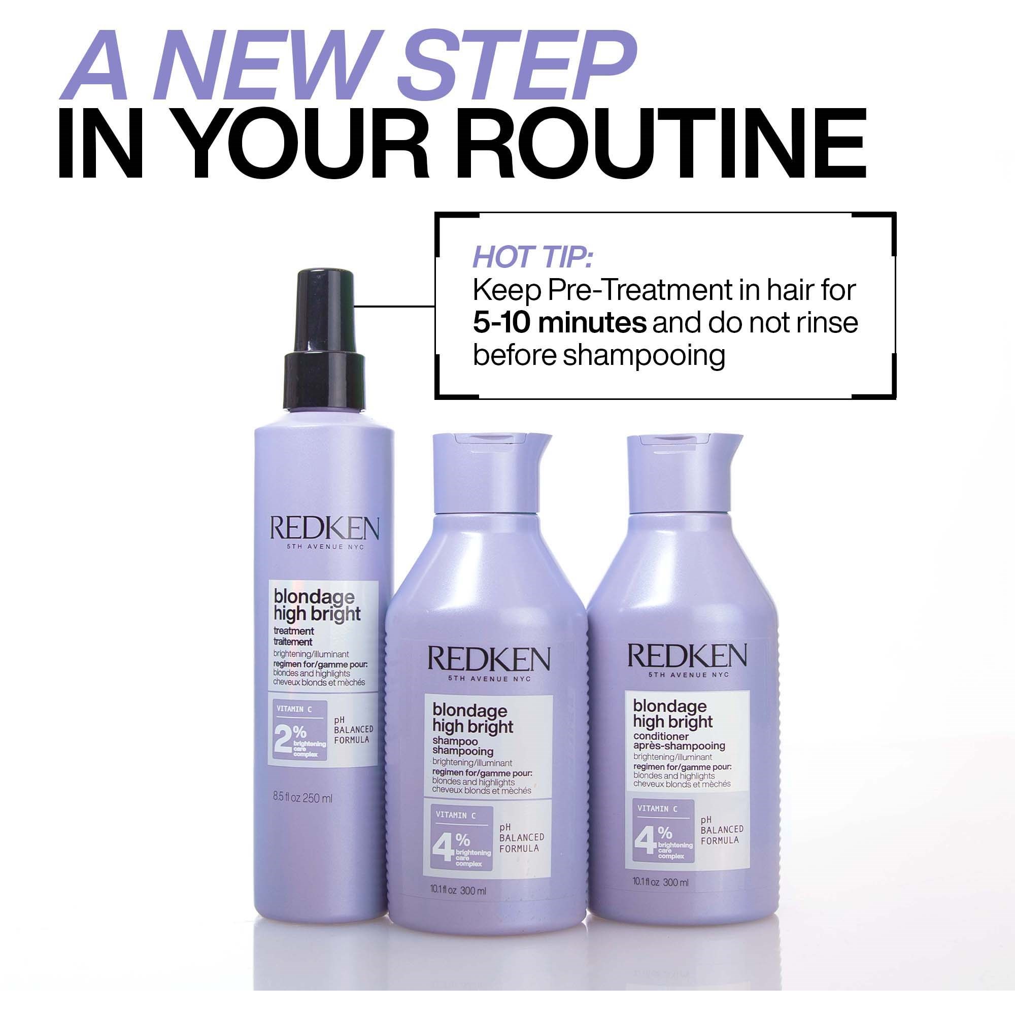 Redken Blondage High Bright Conditioner 300 ml (obrázok 3)