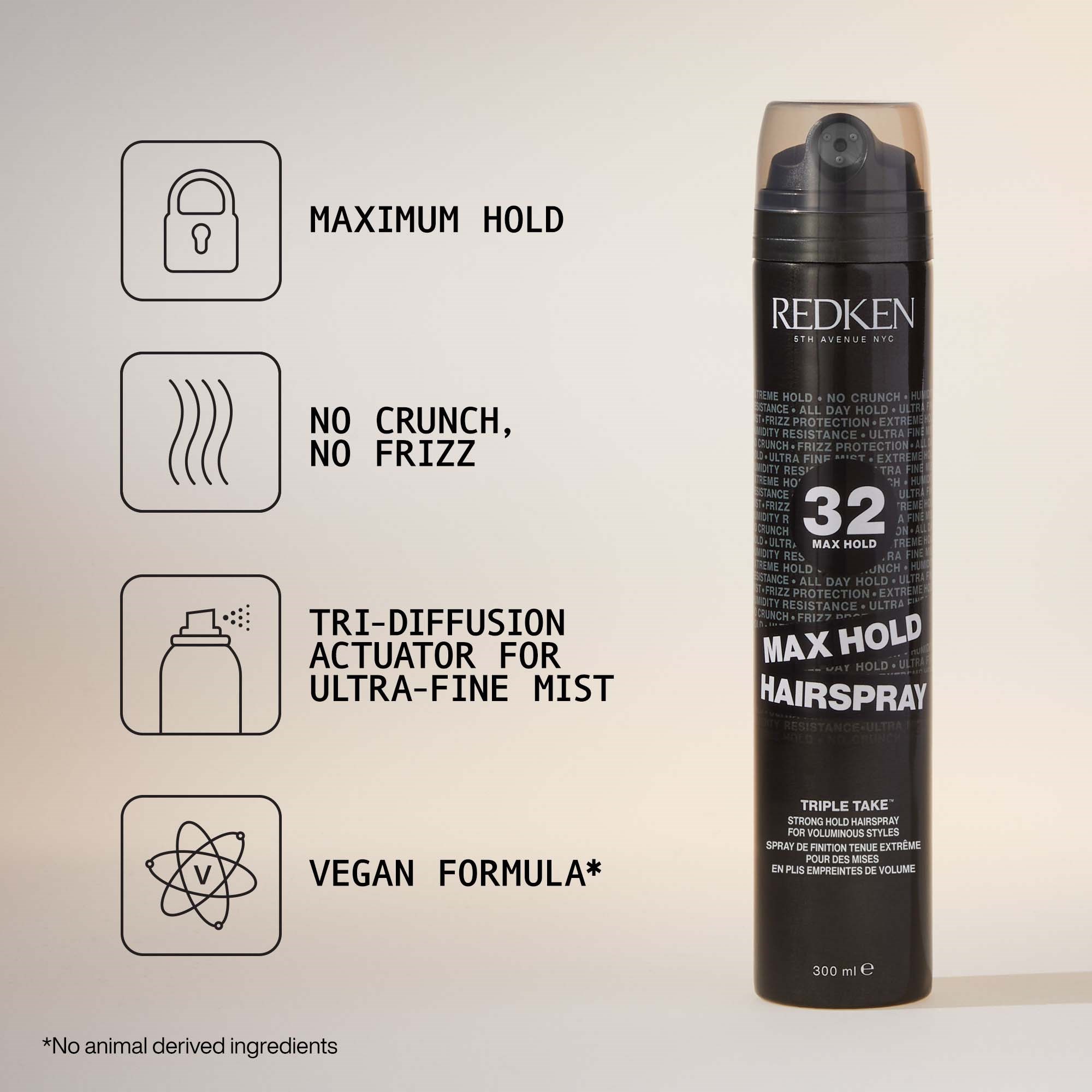 Alternativ bild 1 för Redken Styling Max Hold Hairspray 300 ml