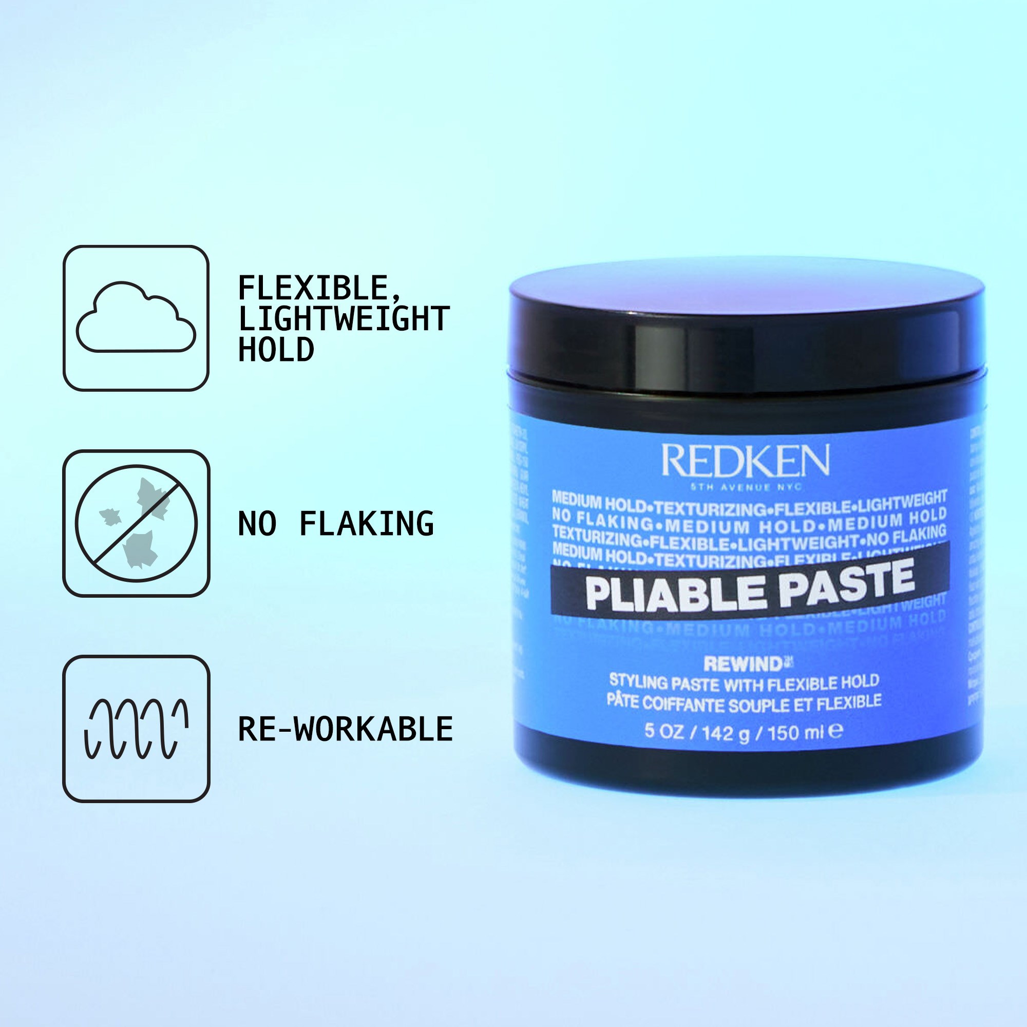 Redken Styling Pliable Paste 150 ml (obrázok 8)