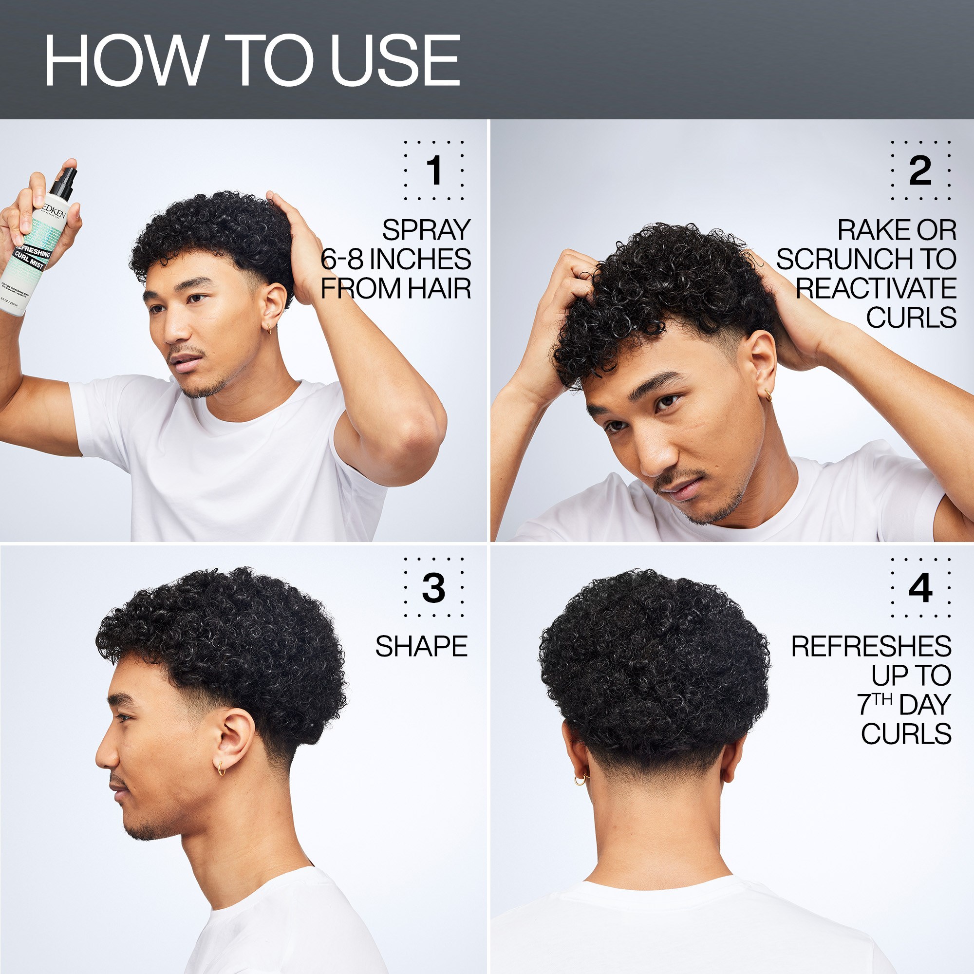 Redken Curl Stylers Refreshing Curl Mist 250 ml (obrázok 6)