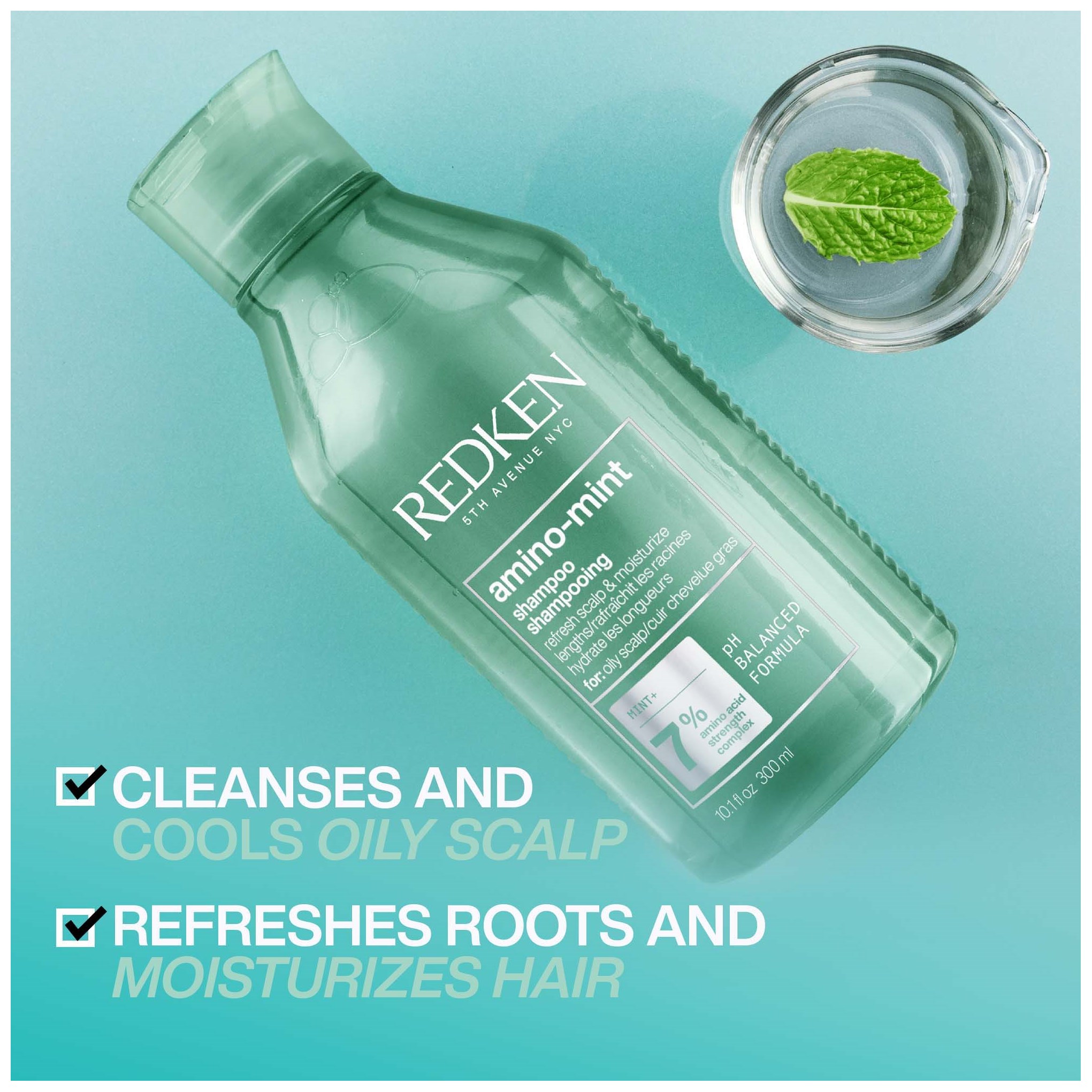 Redken Amino Mint Shampoo 300 ml (obrázok 3)