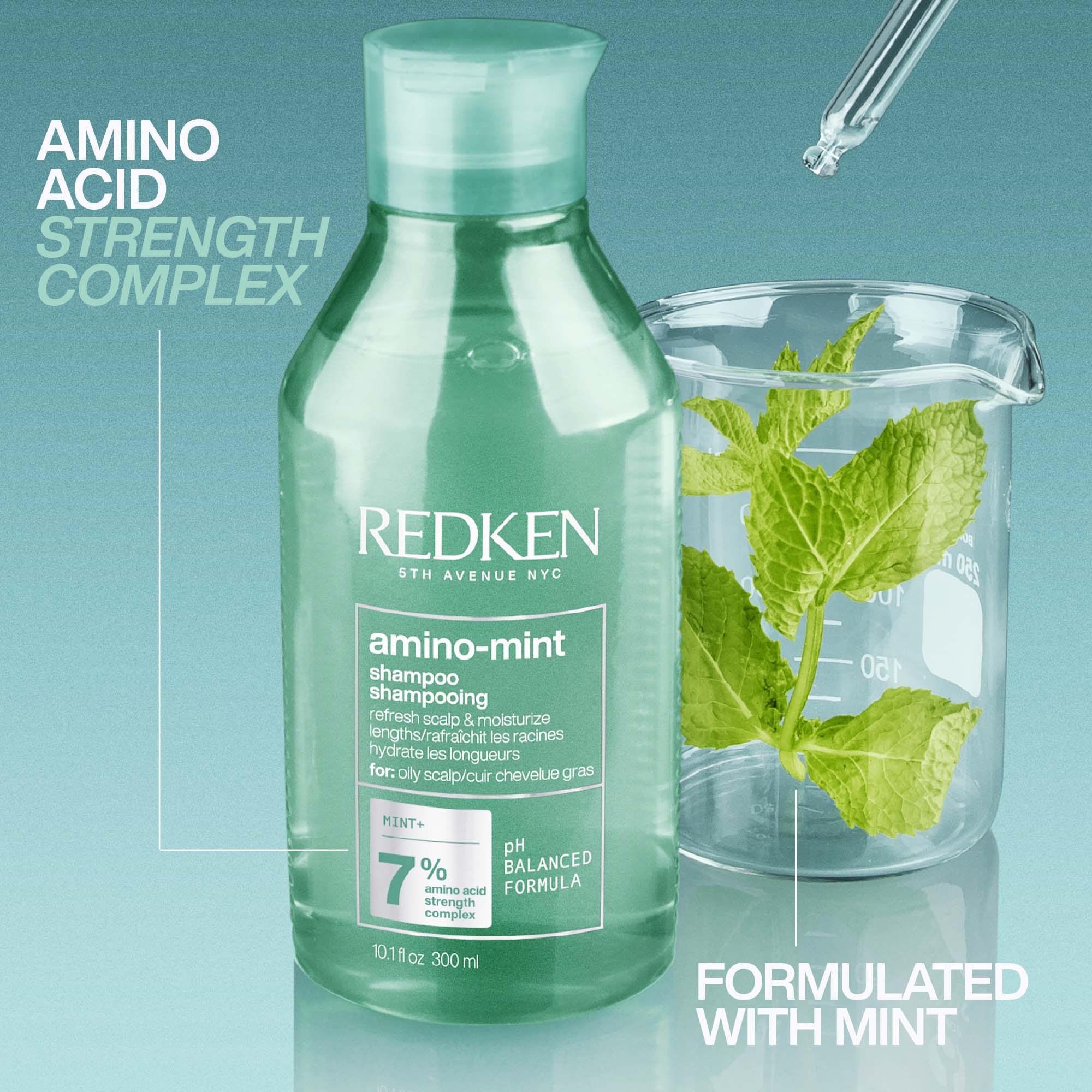 Redken Amino Mint Shampoo 300 ml (zdjęcie 4)