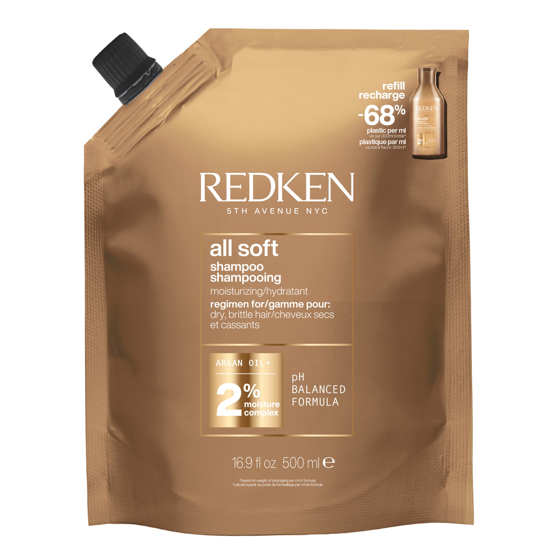 Redken All Soft Shampoo Refill