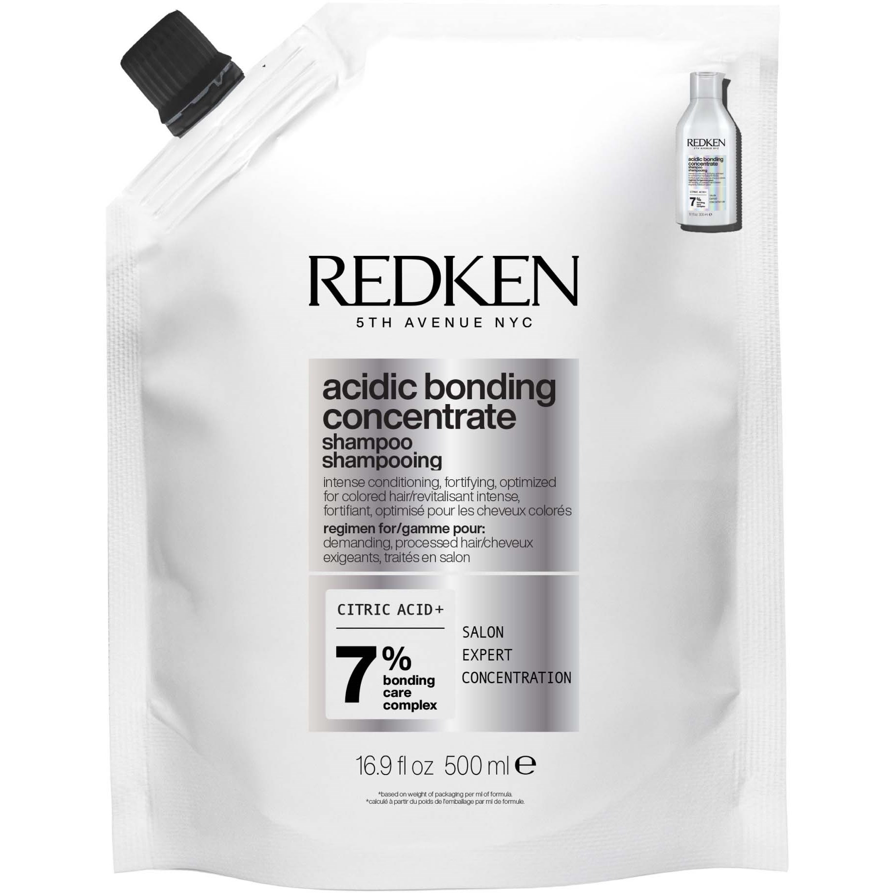 Redken Acidic Bonding Concentrate Shampoo - 500 ml Refill