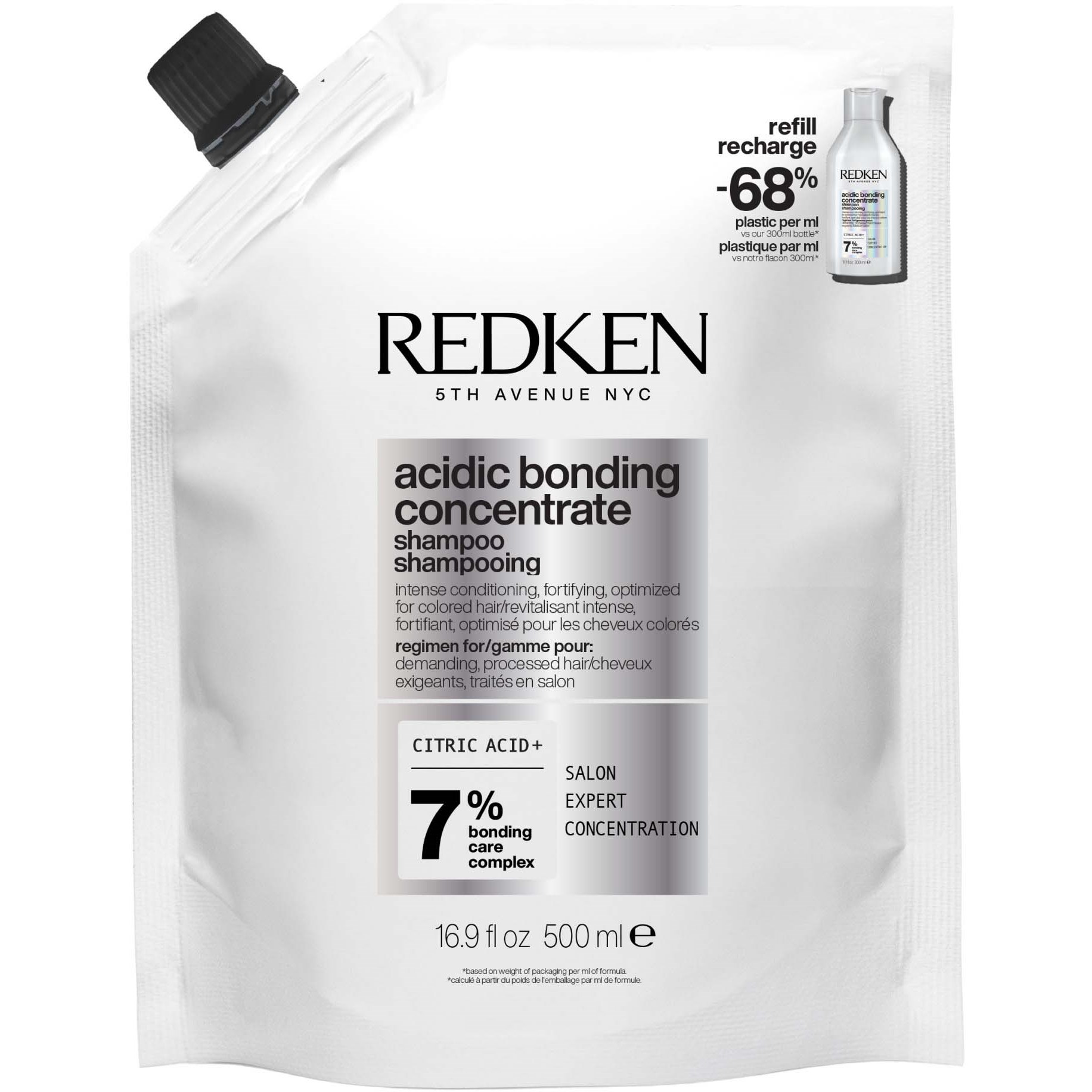 Redken Acidic Bonding Concentrate Shampoo Refill - 500 ml
