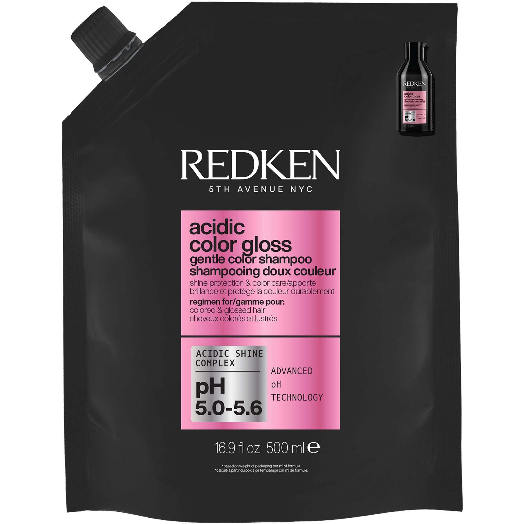 Redken Acidic Color Gloss Shampoo - 500 ml Refill