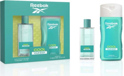 reebok cool your body for her woda toaletowa 50 ml   zestaw 
