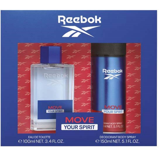 Giftset Reebok Move Your Spirit Him Edt 100ml + Deospray 150ml
