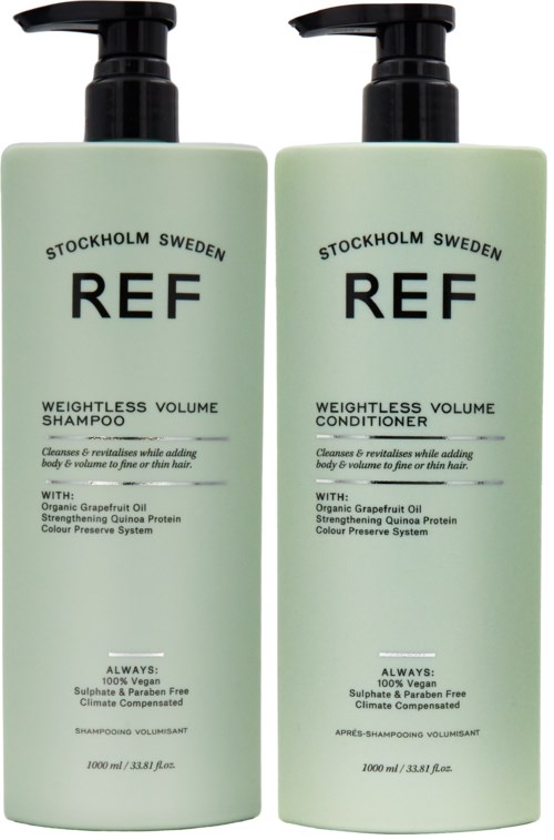 REF. REF. Weightless Volume Bundle Shampoo 1000 ml & Conditioner 1000 ml