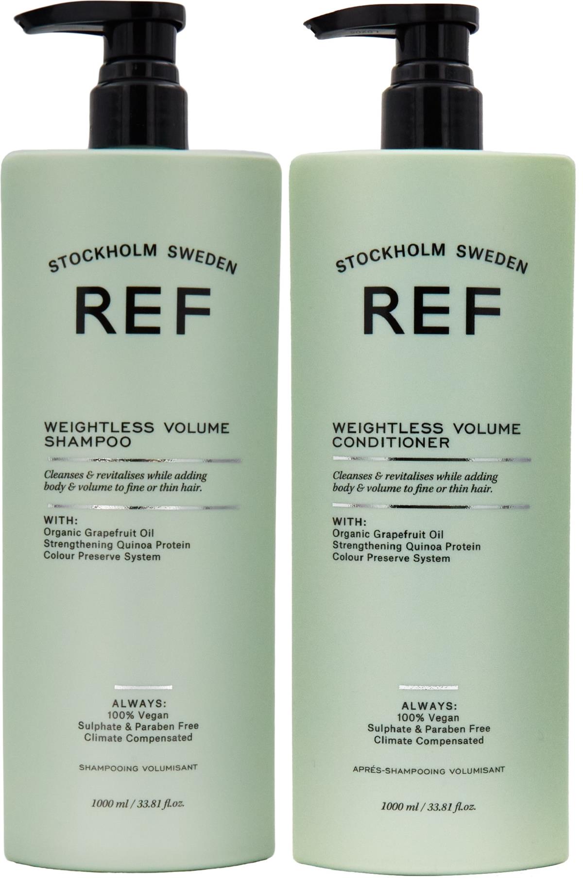 REF. Weightless Volume Bundle Shampoo 1000 ml & Conditioner 1000 ml