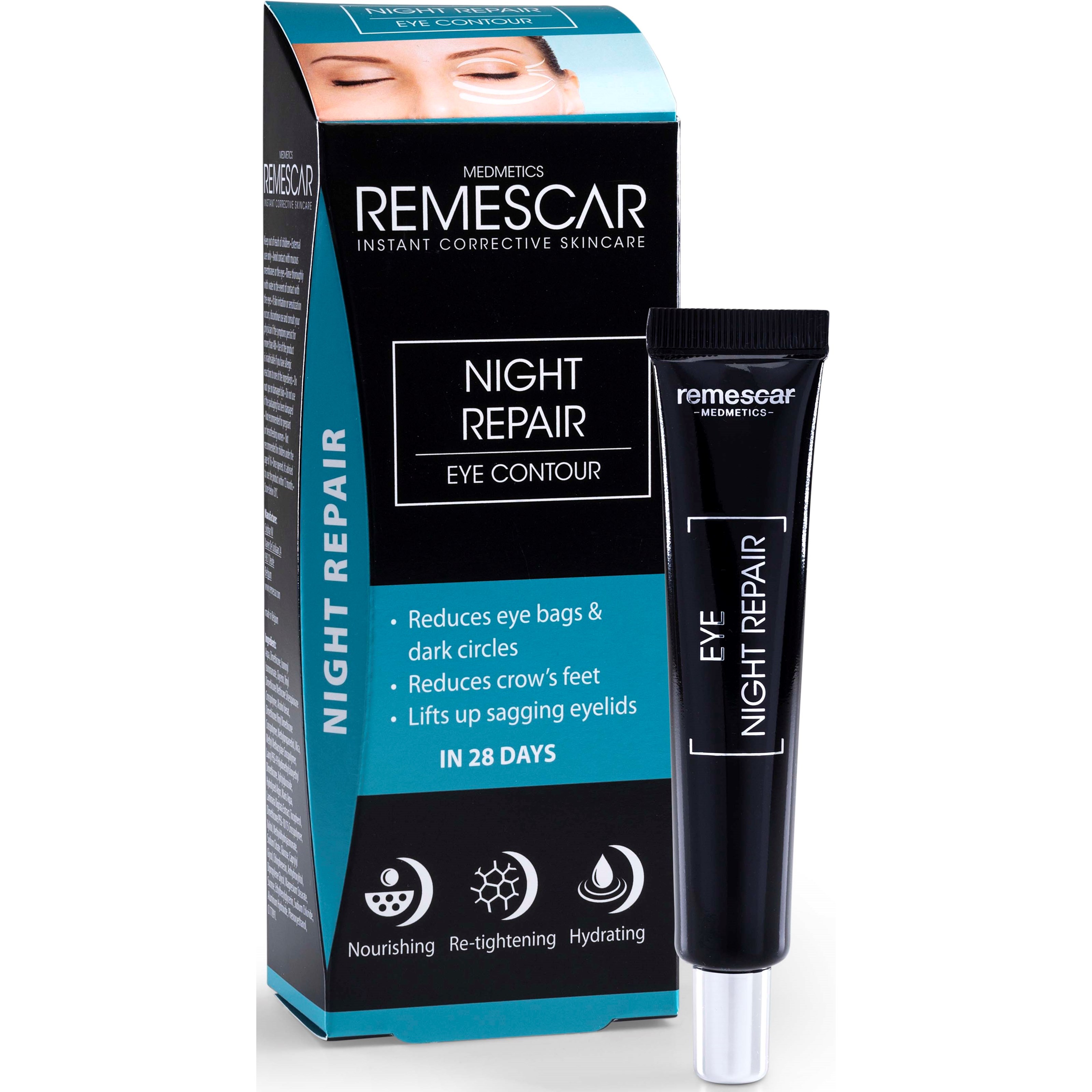 Läs mer om Remescar Night Repair Eye Contour Cream 20 ml