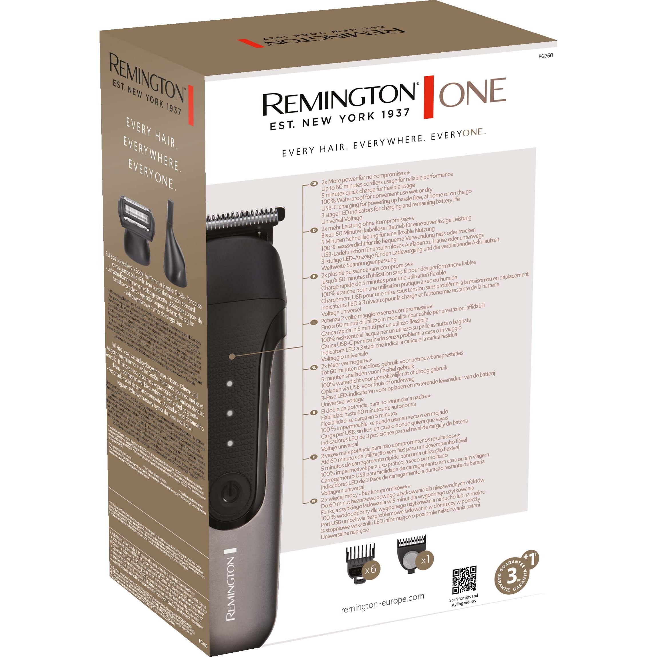 Remington ONE Head & Body Multi-groomer PG760 (obrázok 9)