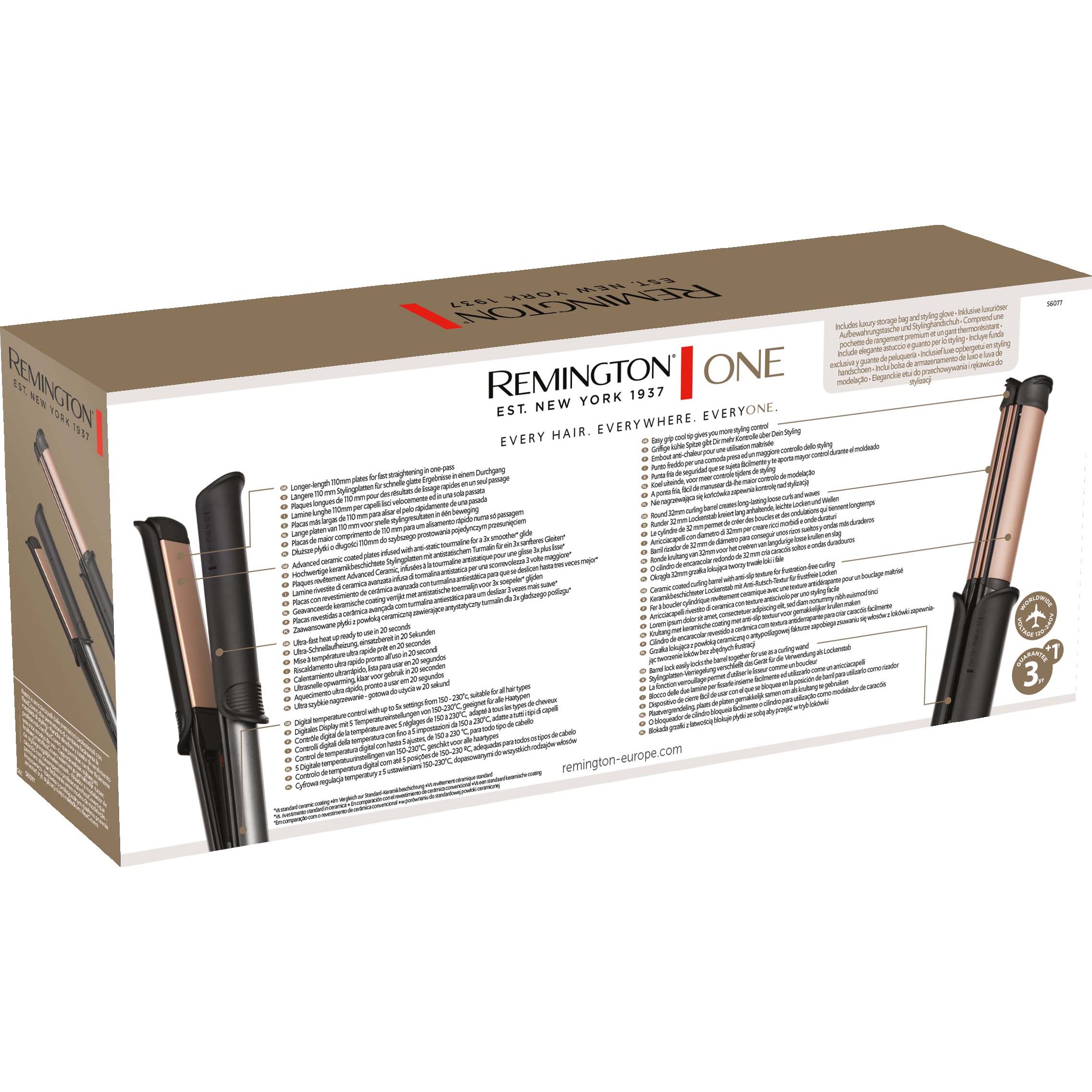 Remington ONE Straight & Curl Styler S6077 (obrázok 8)