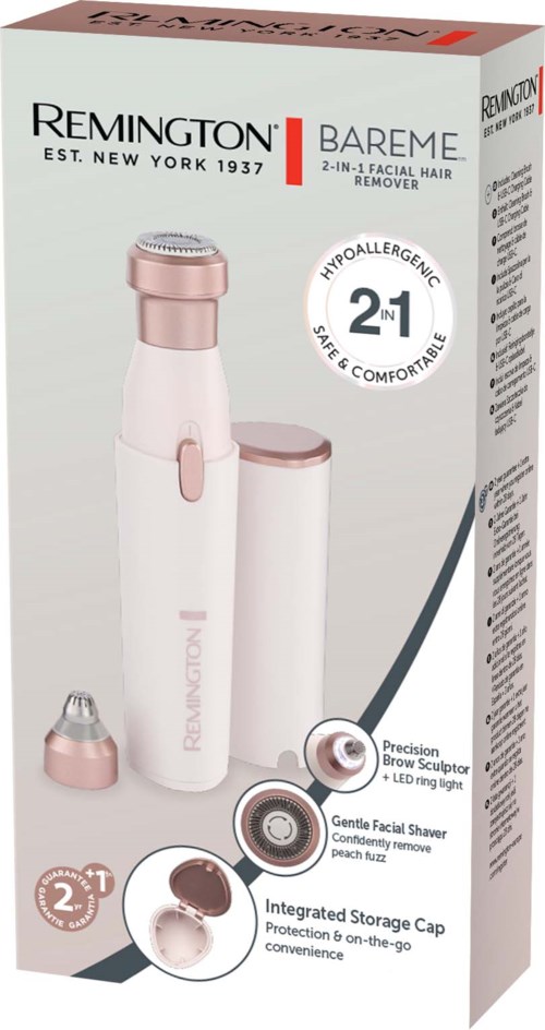 Remington WFS200 BareMe™ 2-in1 Facial Hair Remover
