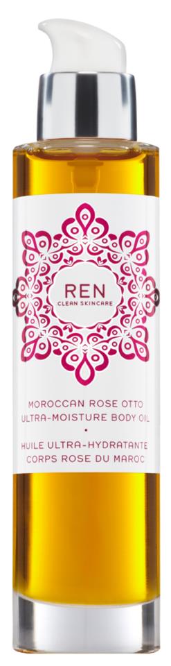 REN Body Moroccan Rose Otto Ultra-Moisture Body Oil