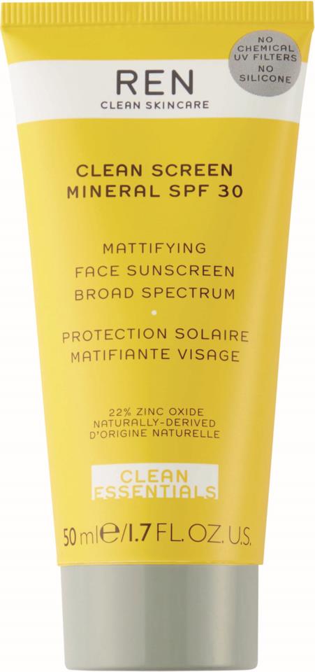 REN Clean Skincare Perfect Canvas Mineral Spf 30 Clean Screen