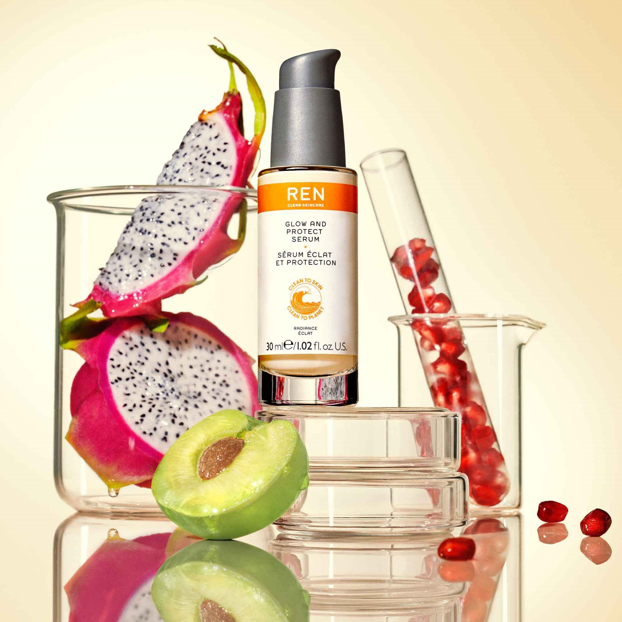 Alternativ bild 1 för REN Glow And Protect Serum 30 ml