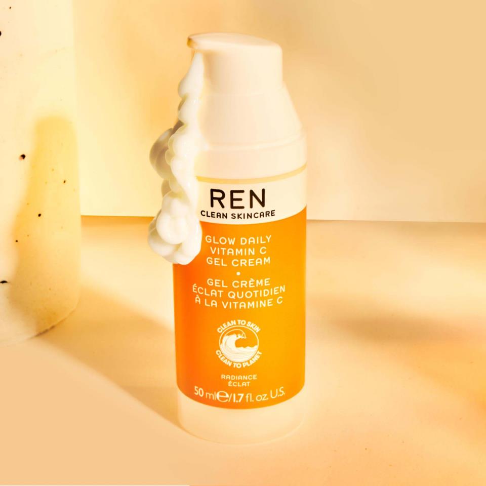 REN Clean Skincare Radiance Vegan Glow Daily Vitamin C Gel Cream