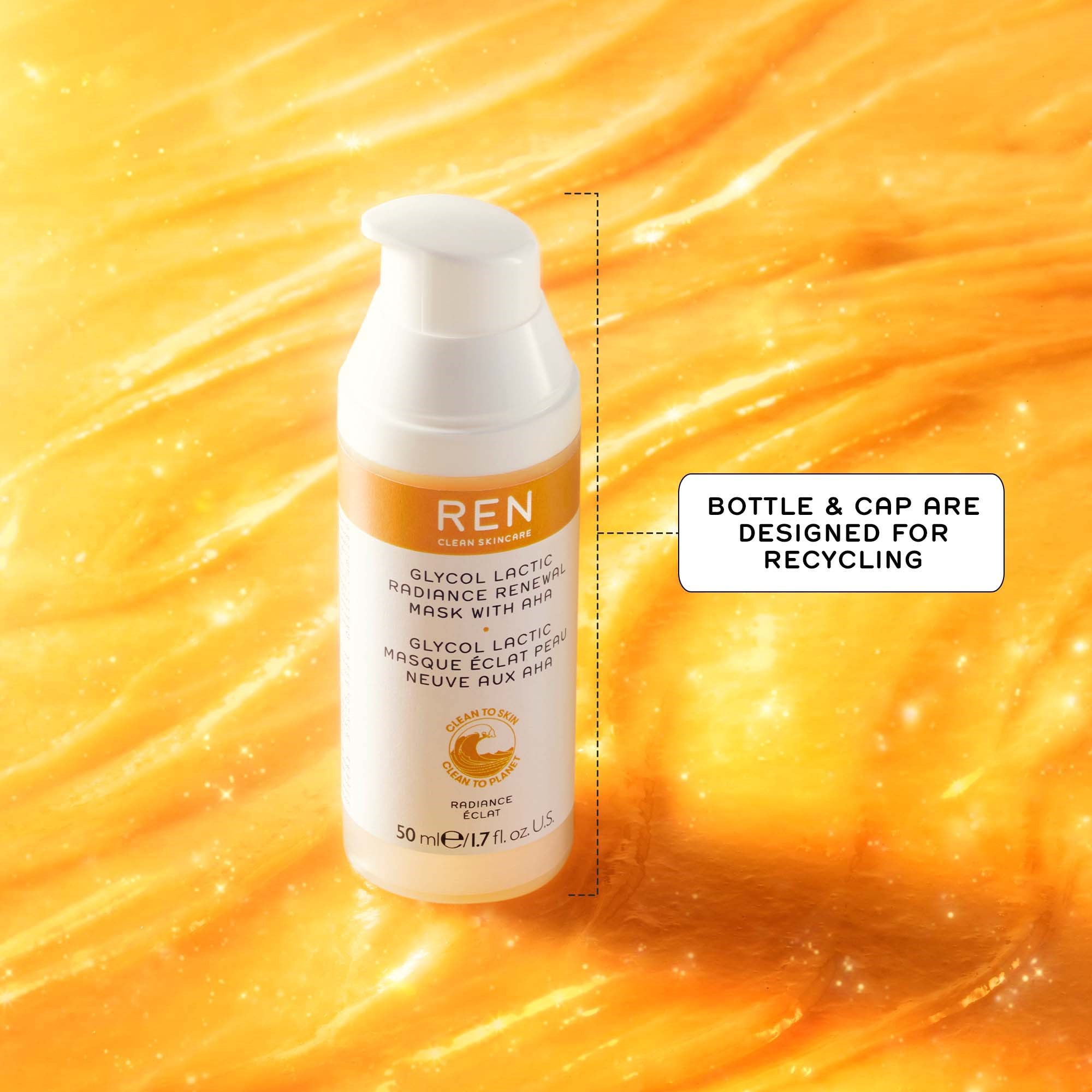 REN Skincare Radiance REN Glycol Lactic Radiance Renewal Mask - masecz (obrázok 3)