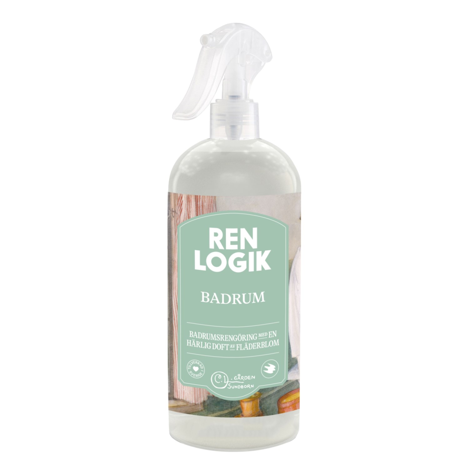 Läs mer om Ren Logik Bathroom Spray Elderflower 750 ml