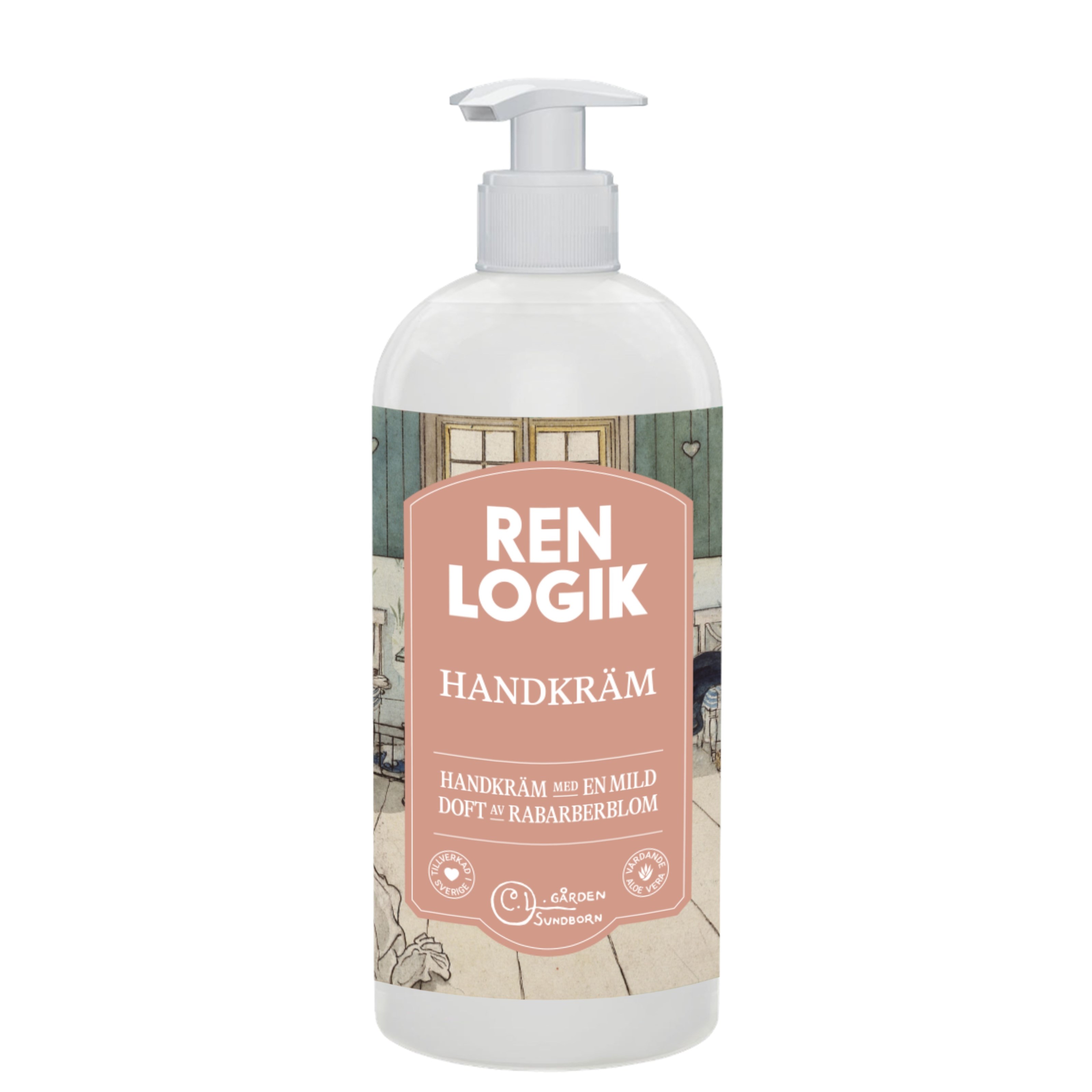 Ren Logik Hand Creme Rhubarb Flower 500 ml