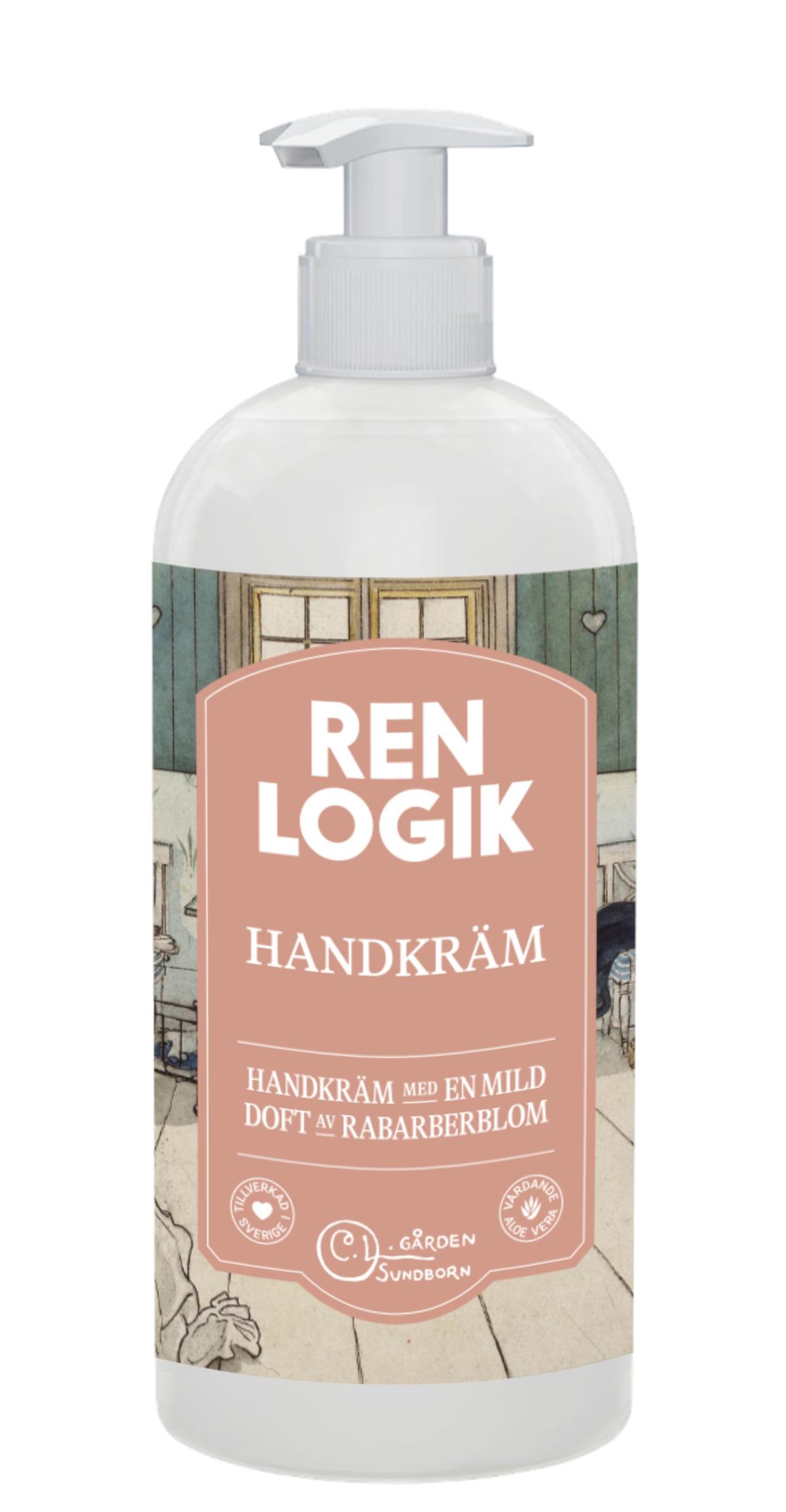 Ren Logik Hand Creme Rhubarb Flower 500 ml