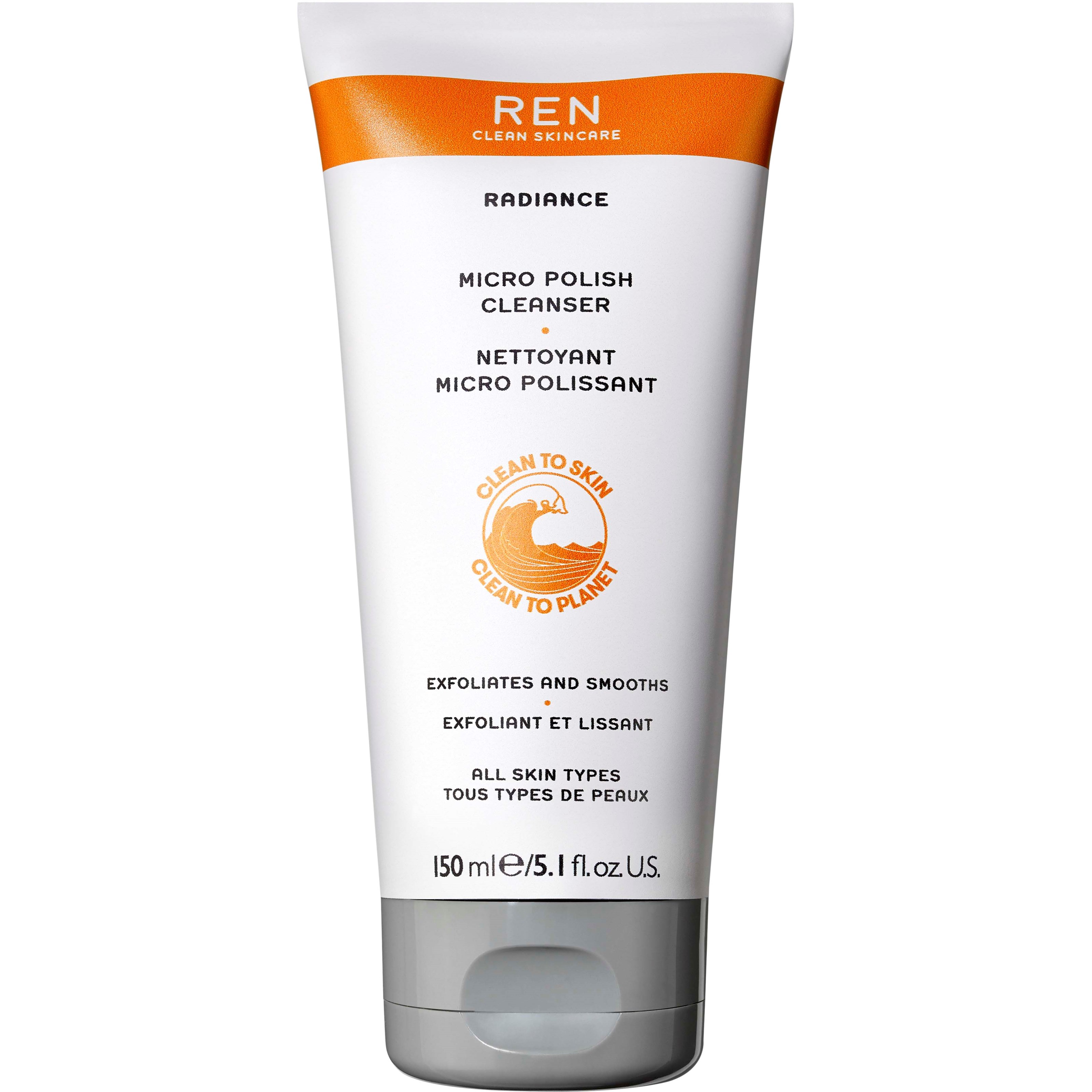 Bilde av Ren Skincare Radiance Micro Polish Cleanser 150 Ml
