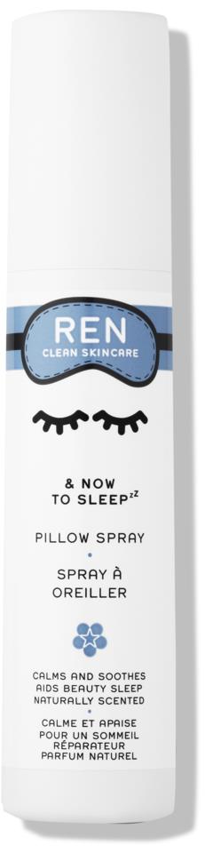 REN Skincare & Now to Sleep Pillow Spray 75ml