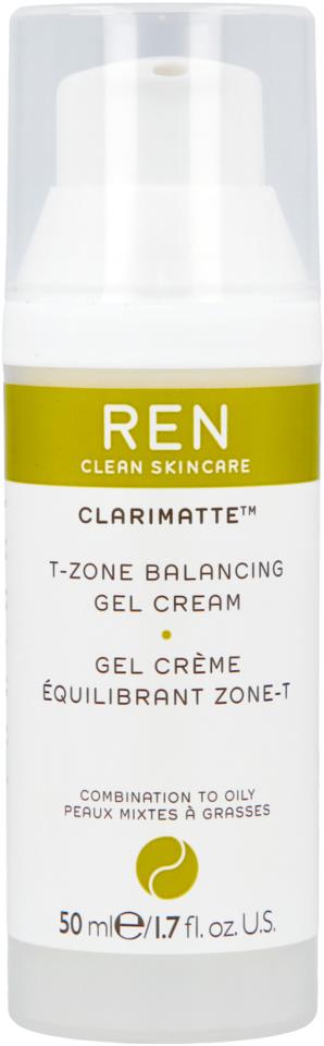 REN Skincare Clarimatte T-zone Balancing Gel Cream 50ml