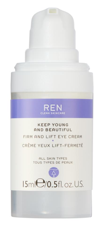REN Skincare Keep Young & Beautiful Firm & Lift Eye Cream 15ml