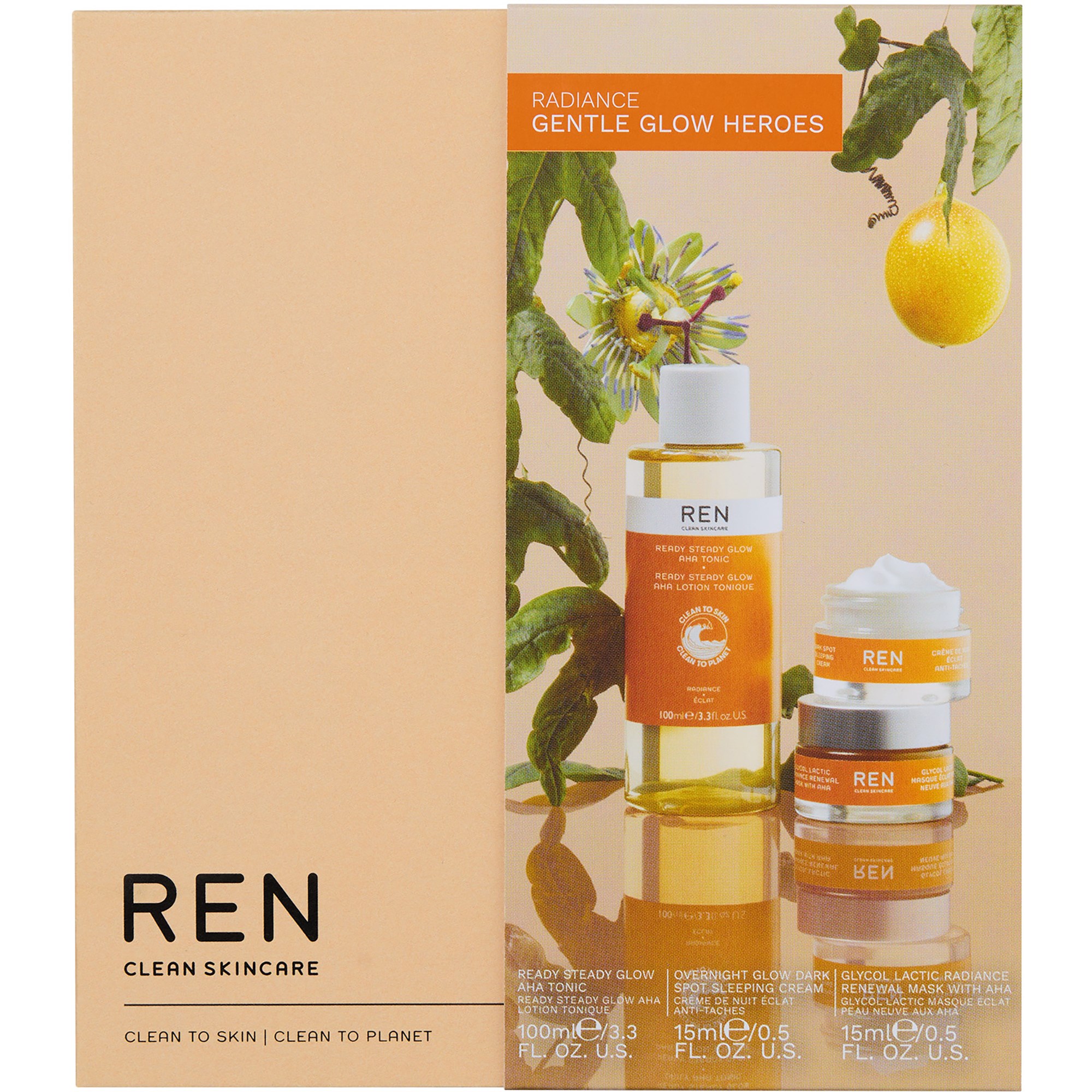 REN Skincare Radiance Gentle Glow Heroes