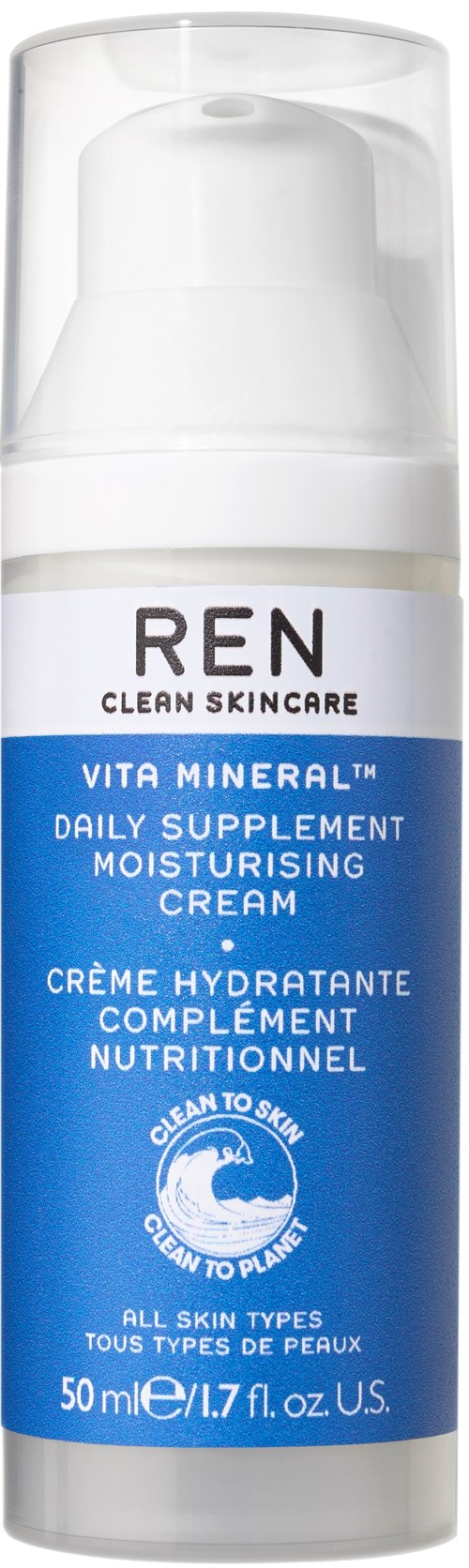 REN Skincare Vita Mineral Daily Supplement Moisturising Cream 50 ml