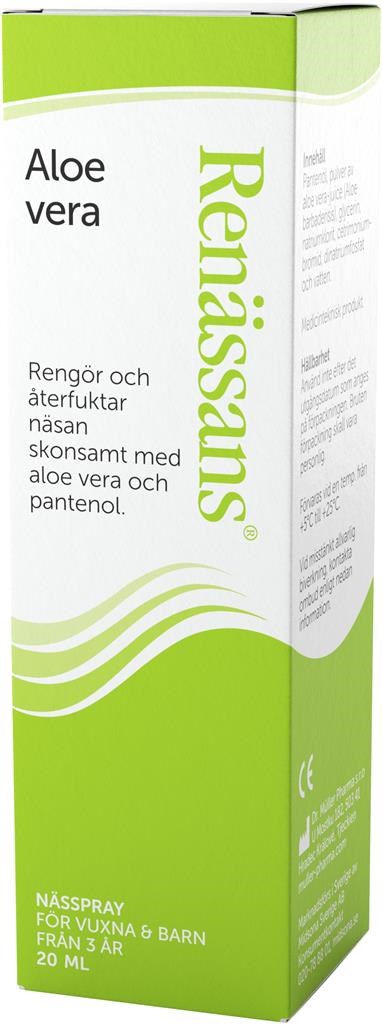 Renässans Aloe Vera Nässpray 20 ml