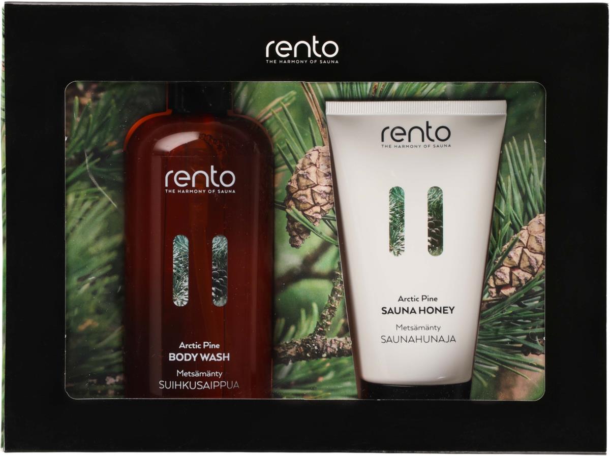 Rento T Set Body Wash And Sauna Honey Arctic Pine