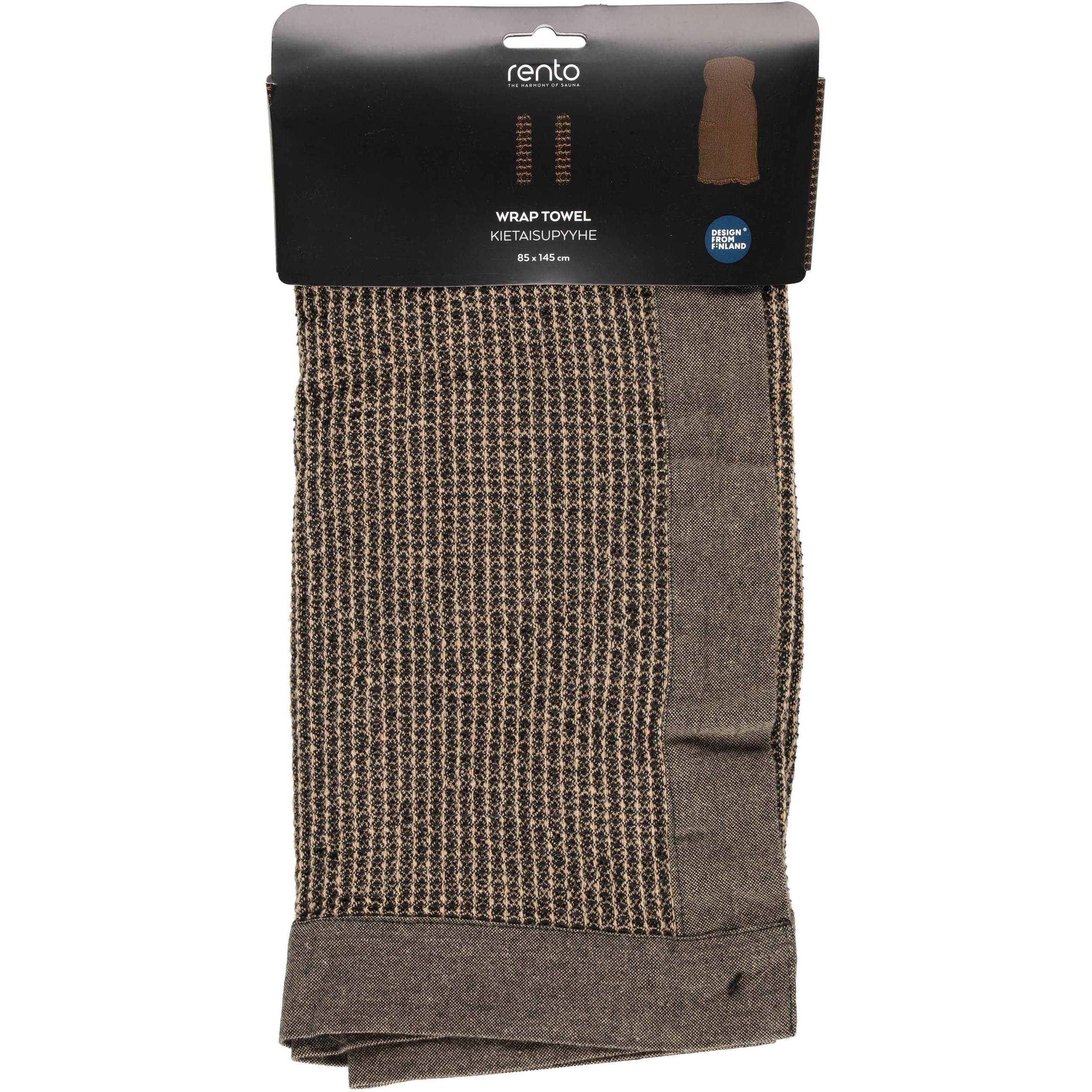 Rento Kenno Sarong 85x145 cm Black/Beige (obrázok 3)
