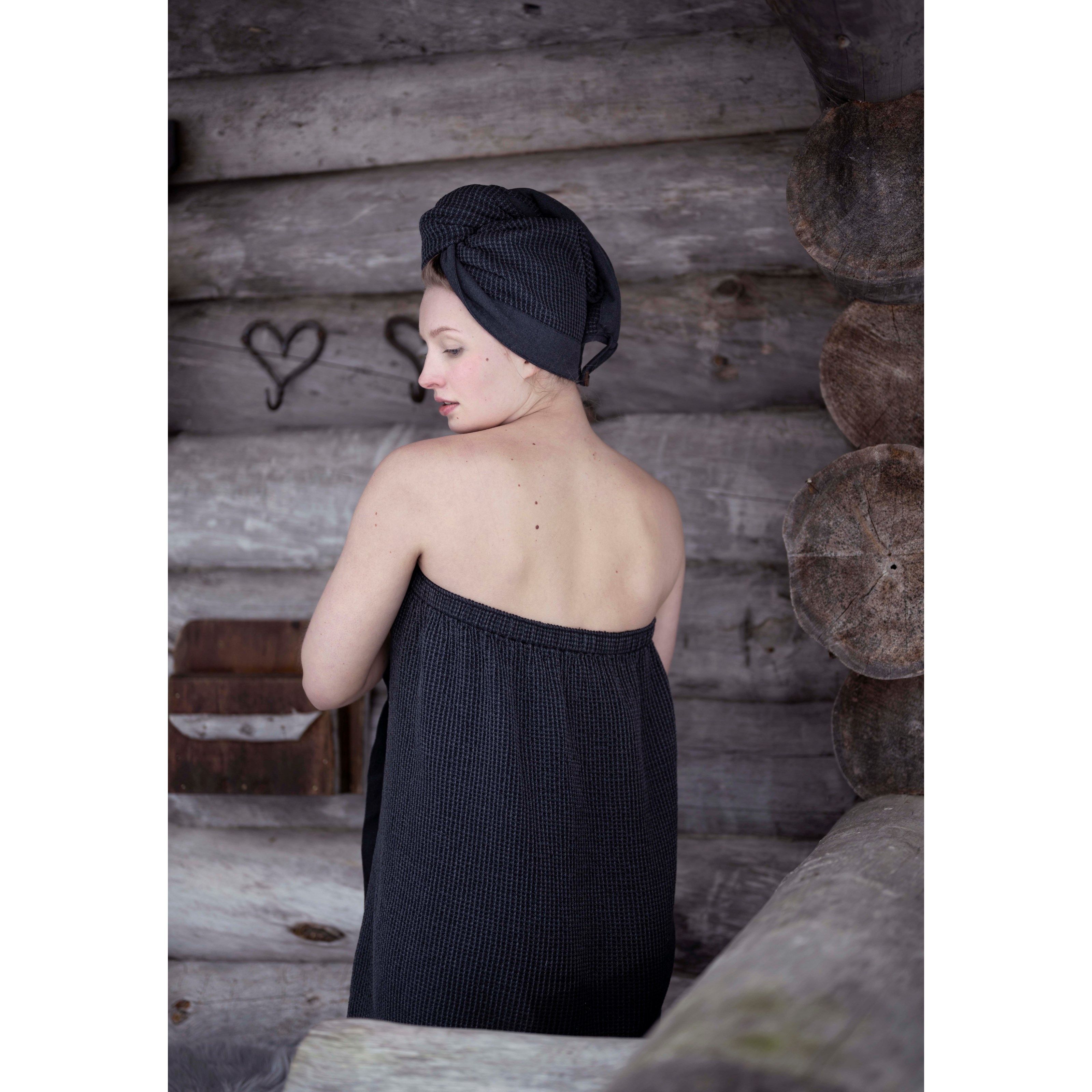 Rento Kenno Sarong 85x145 cm Black/Grey (obrázok 4)