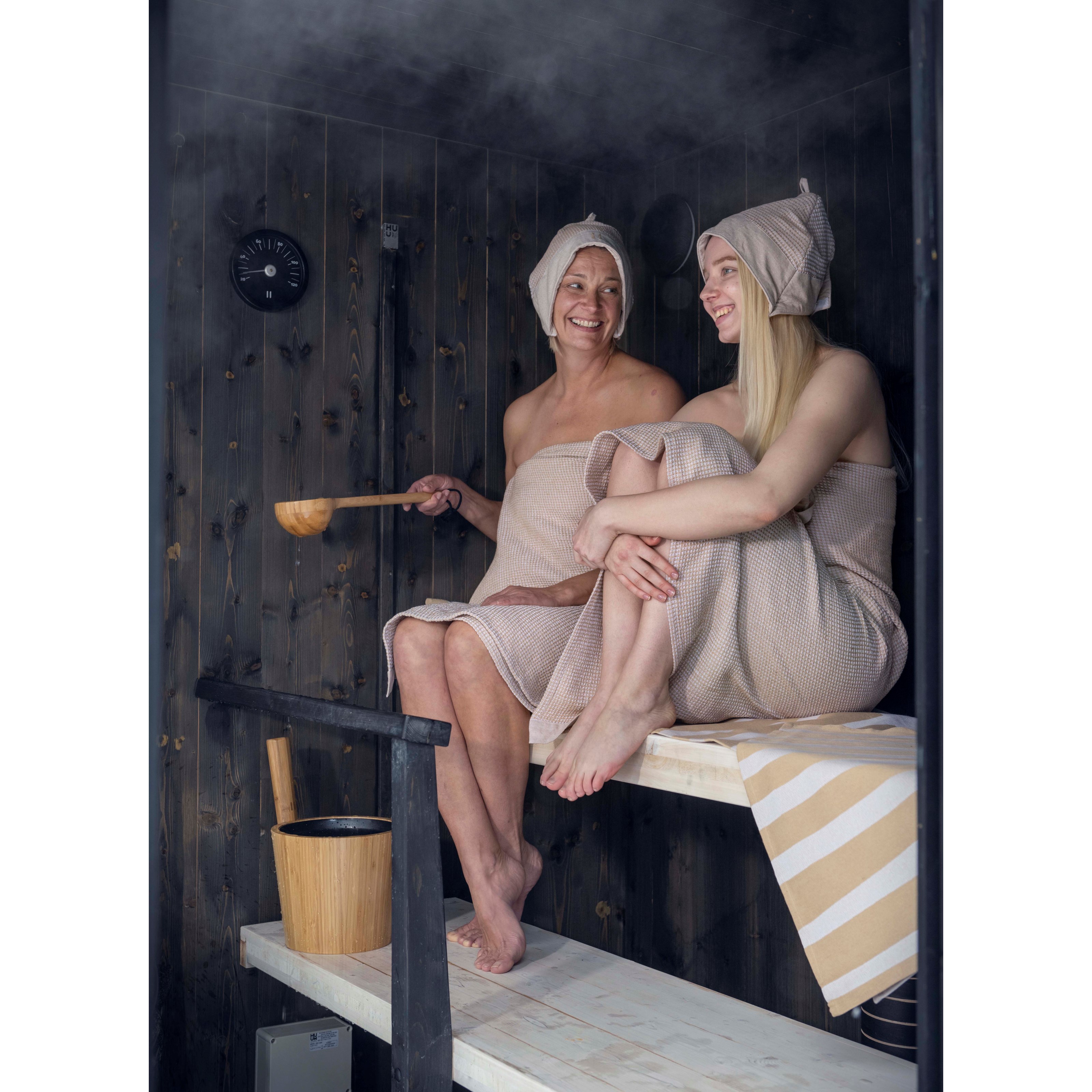 Rento Sauna Bucket Bamboo Duo (obrázok 3)