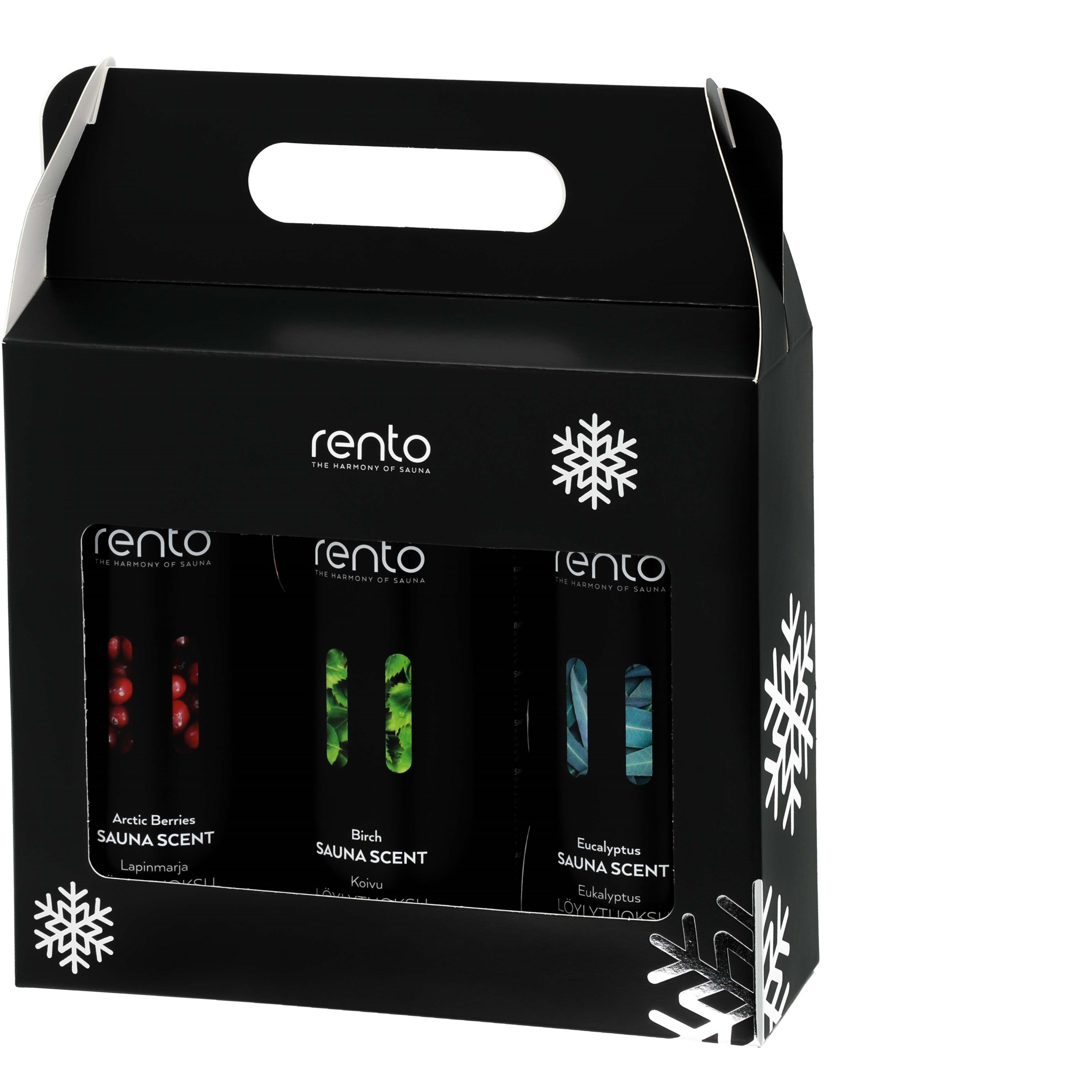 Alternativ bild 1 för Rento Sauna Scent Gift Box 3 X 400 Ml