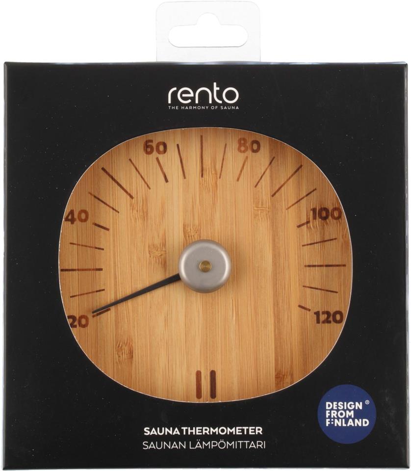Rento Sauna Thermometer Bamboo
