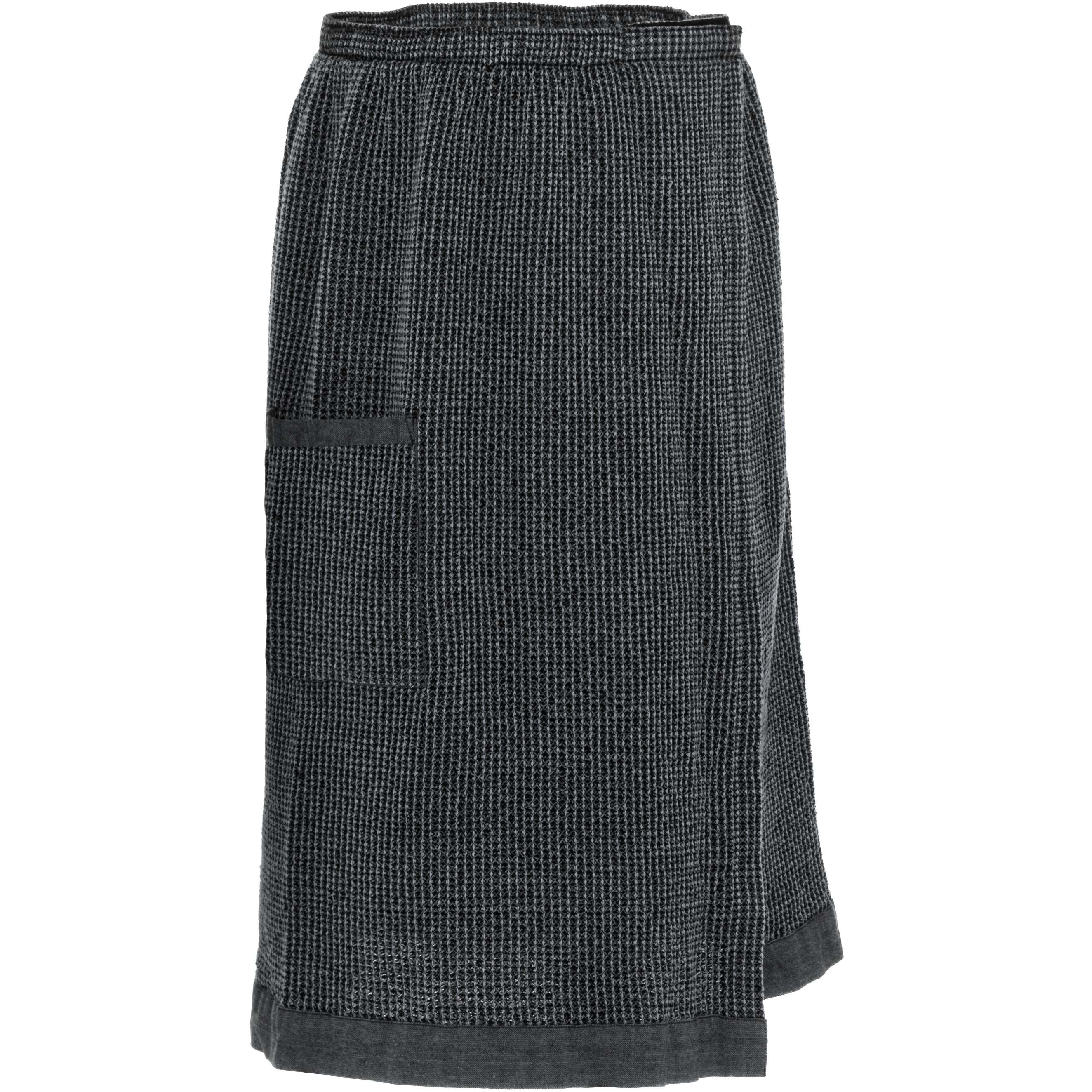 Läs mer om Rento Kenno Waist towel 70x145 cm Black/Grey