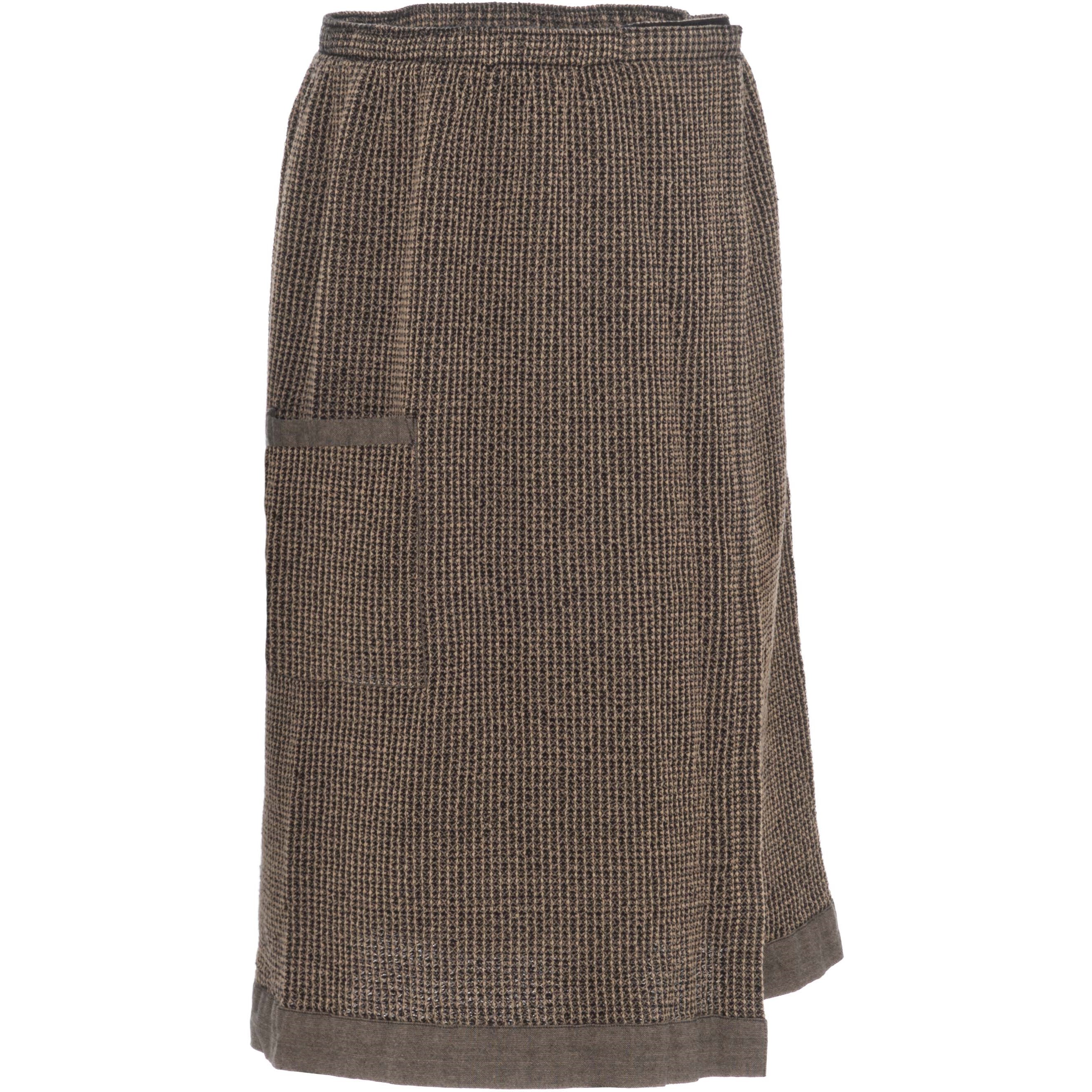 Rento Kenno Waist towel 70x145 cm Black/Beige billede