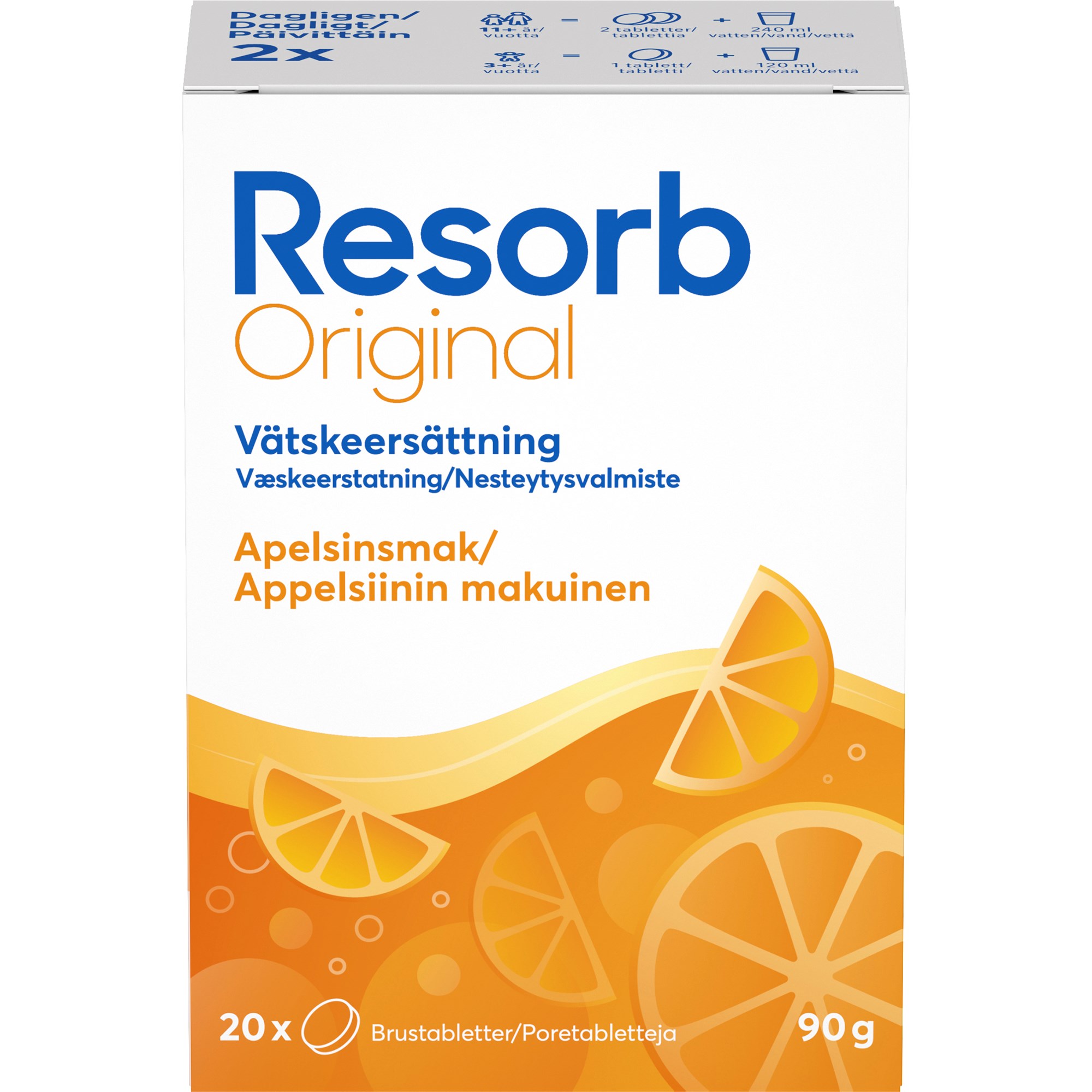 Resorb Original Original Apelsinsmak 90 g billede