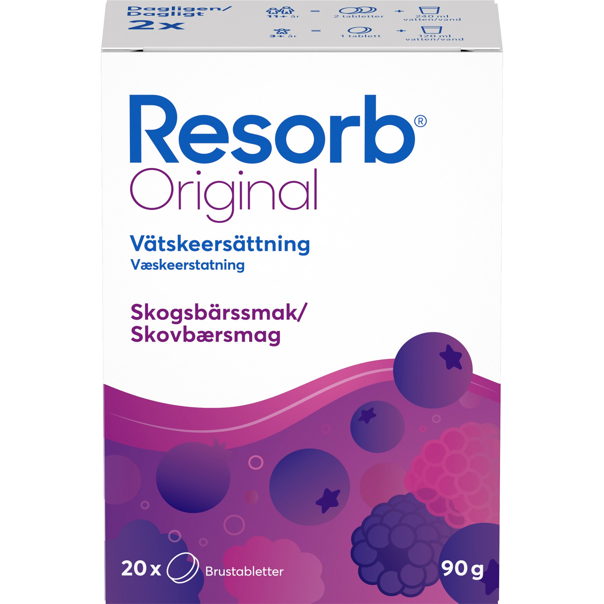 Resorb Original Original Skogsbärssmak 90 g billede