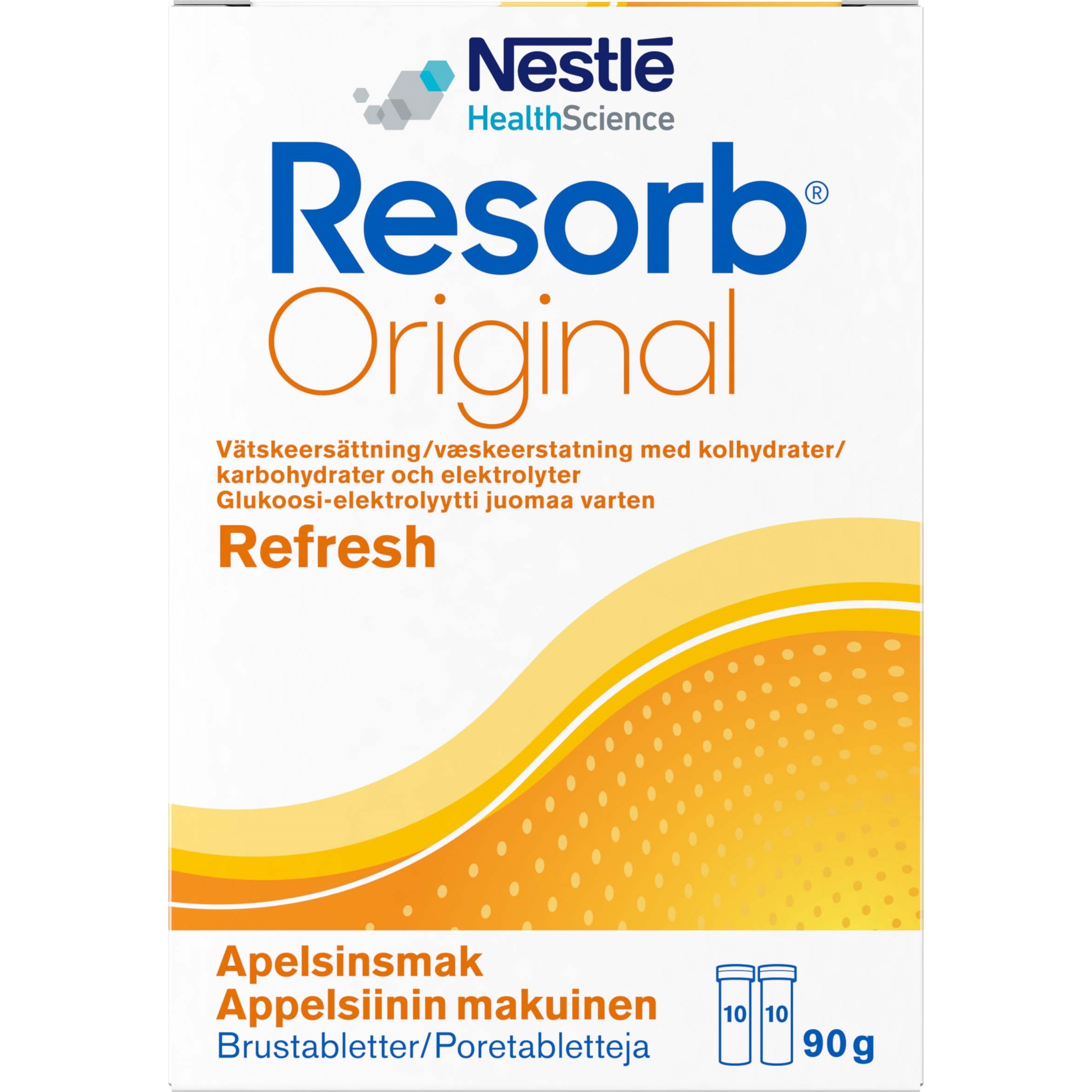 Resorb Original Vätskeersättning med Apelsinsmak 90 g