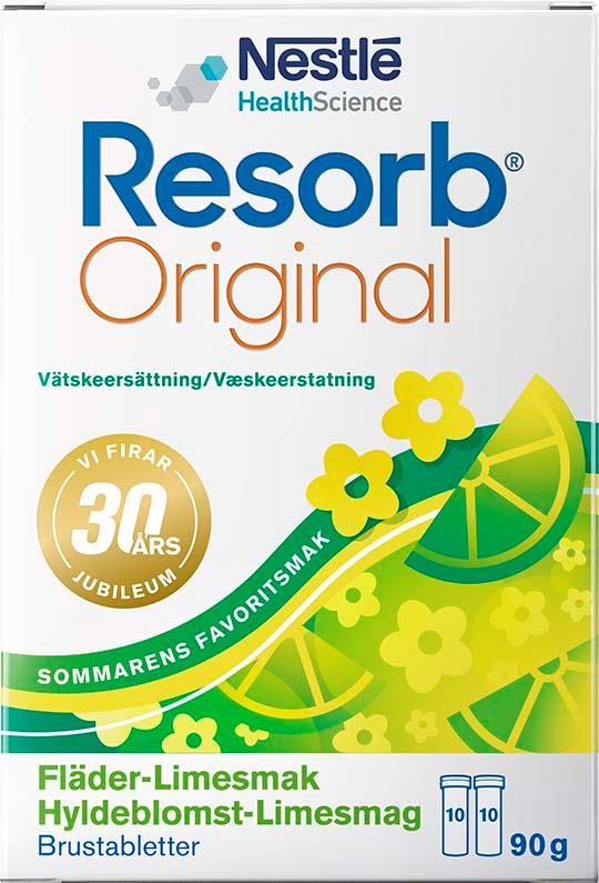 RESORB® Original Vätskeersättning med Fläder-Limesmak